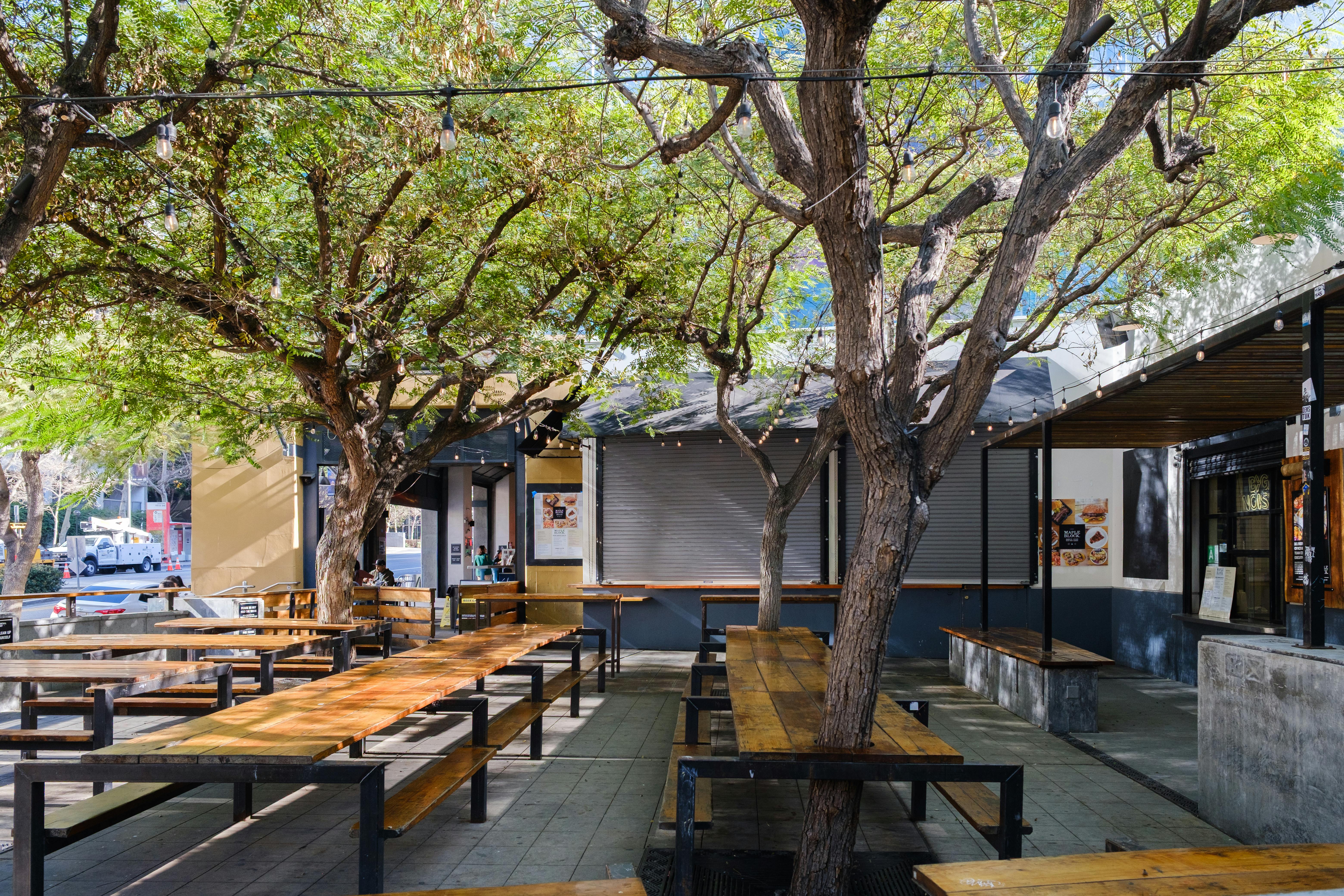 Hill Street Patio, an event space at Grand Central Market