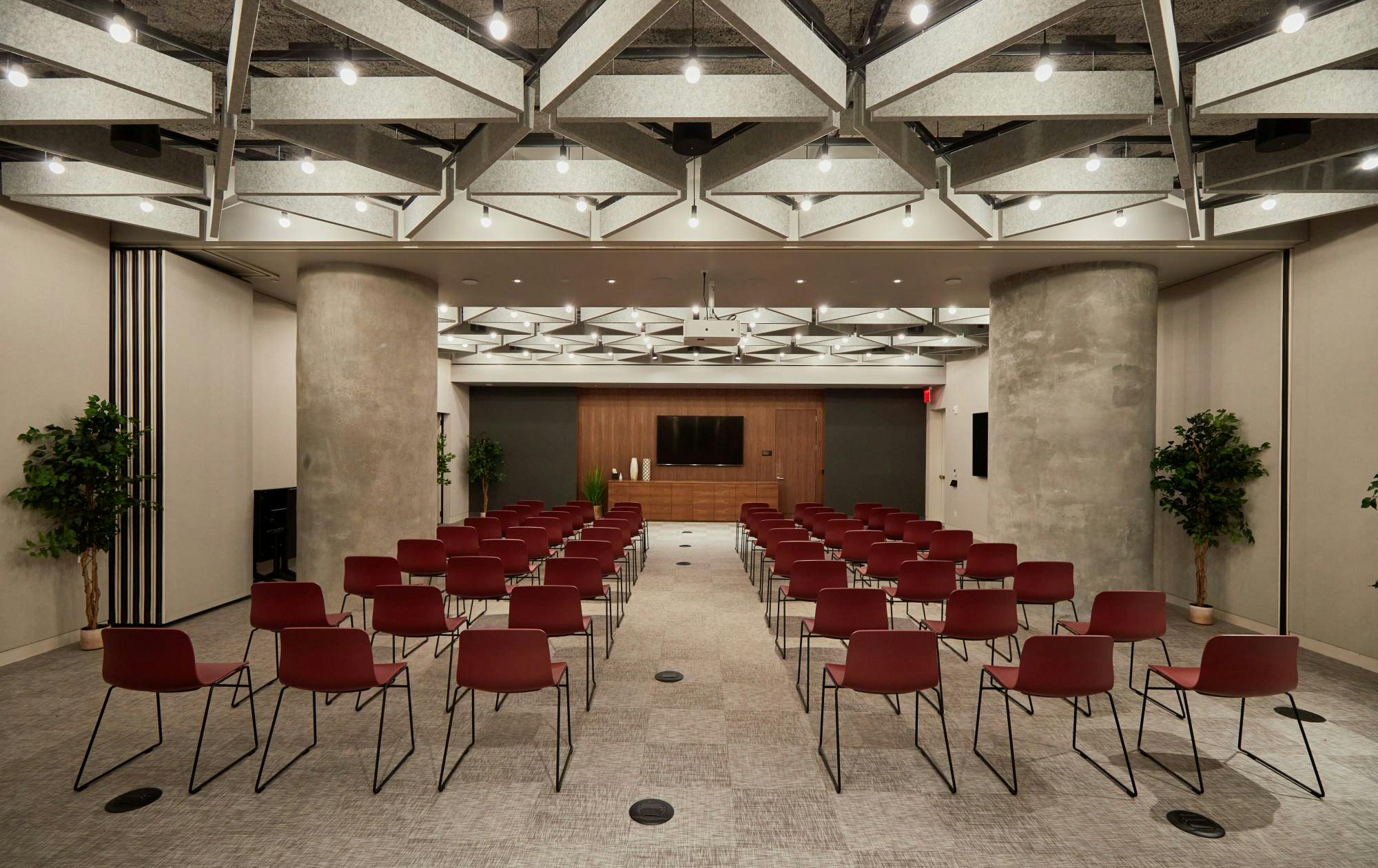 The Forum, an event space at The Alcove at Hudson Commons