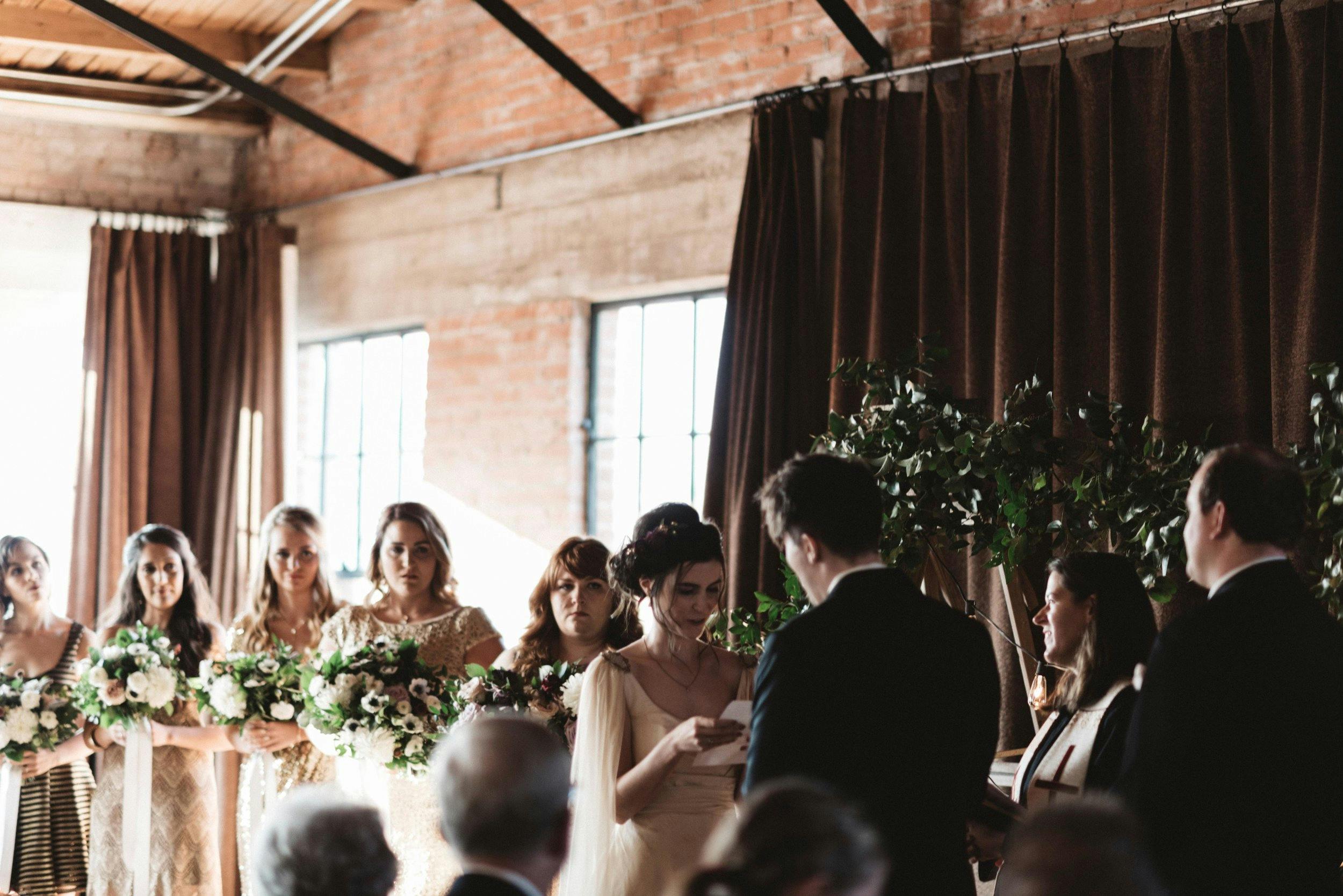 An Industrial, Romantic Wedding in Dallas, Texas