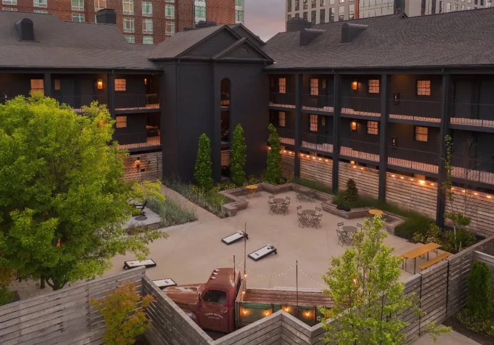 Courtyard, an event space at Bode Nashville