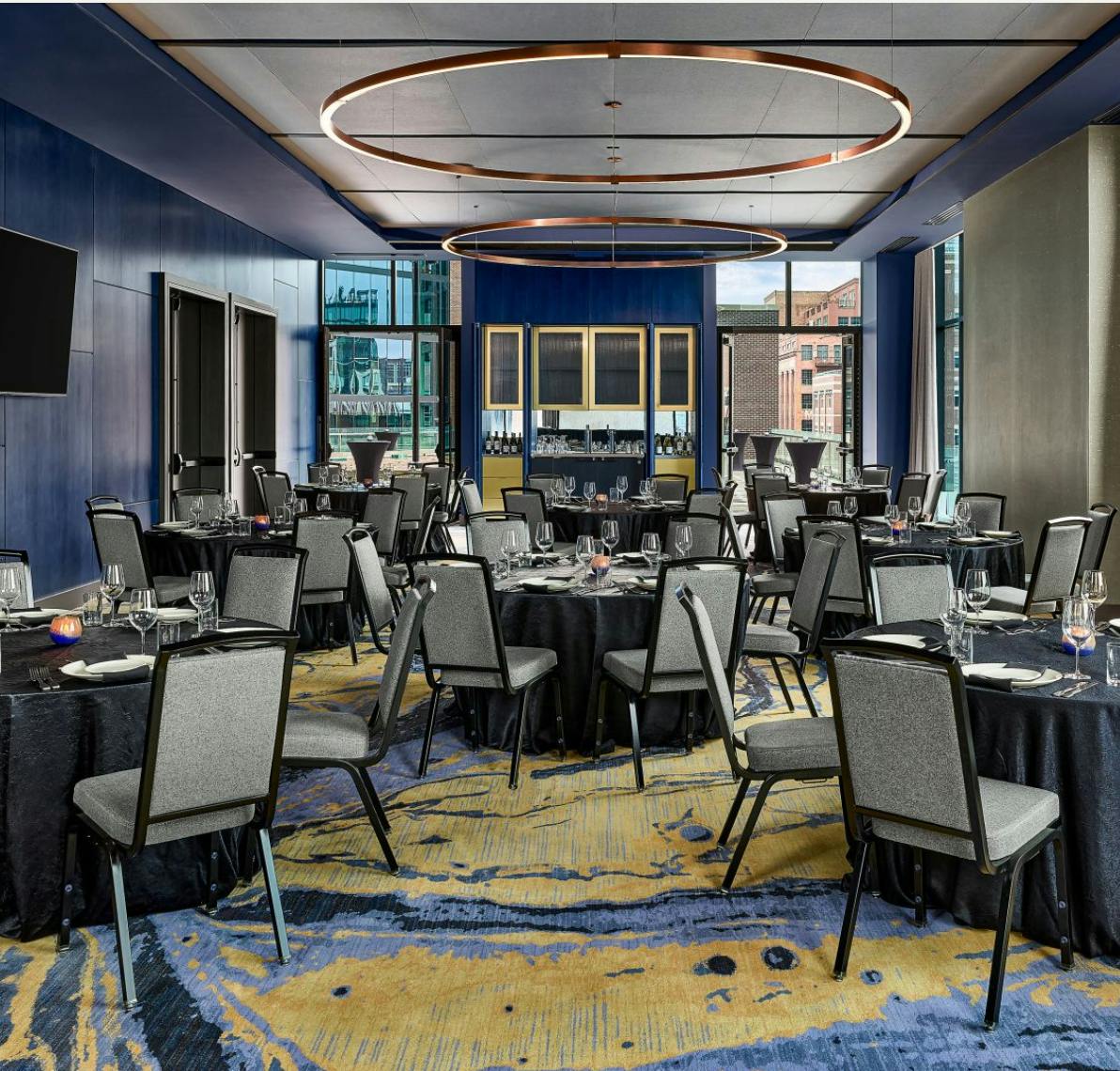 Wynkoop Ballroom, an event space at The Rally Hotel