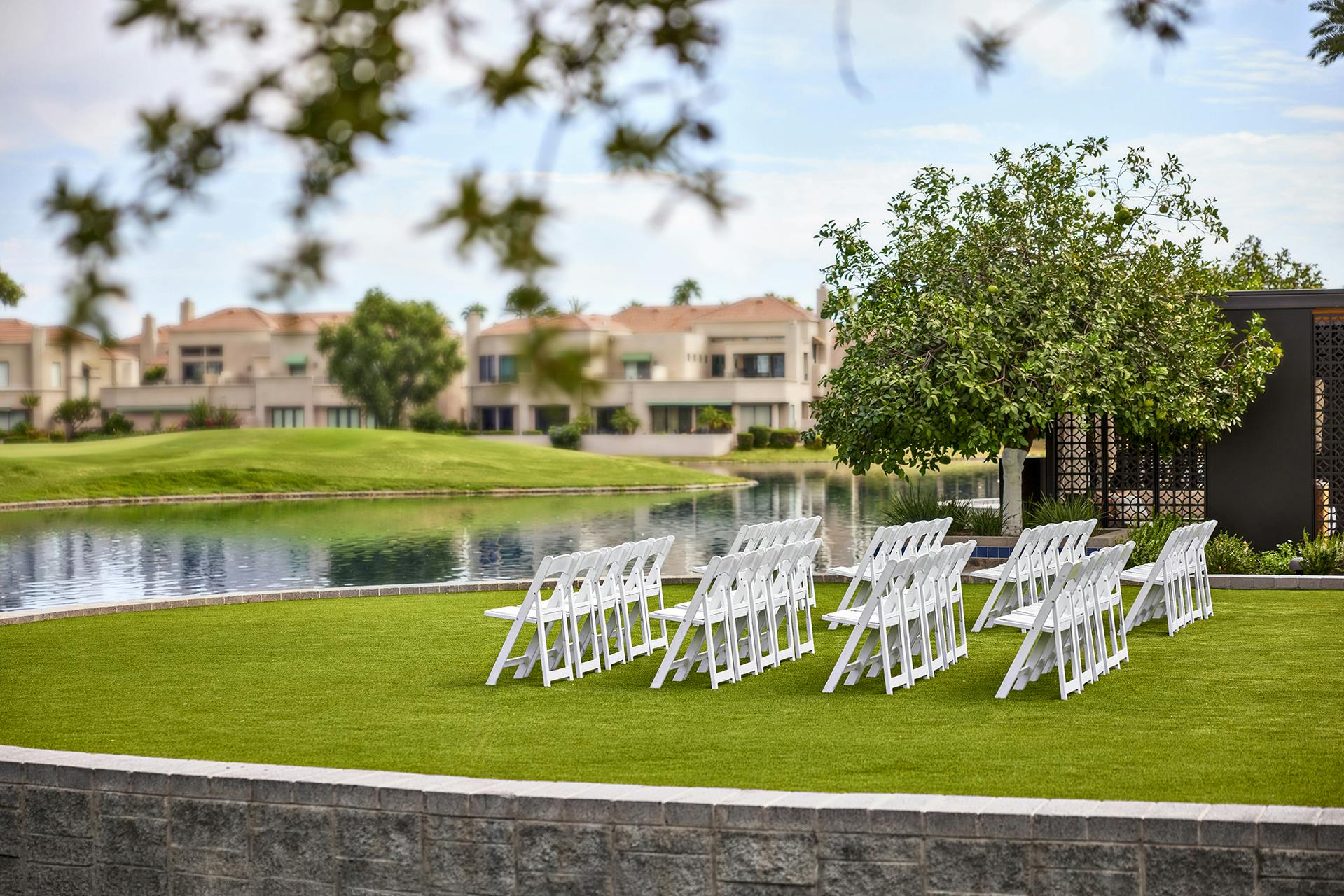 Waterfall Terrace, Outdoor event space at Grand Hyatt Scottsdale Resort