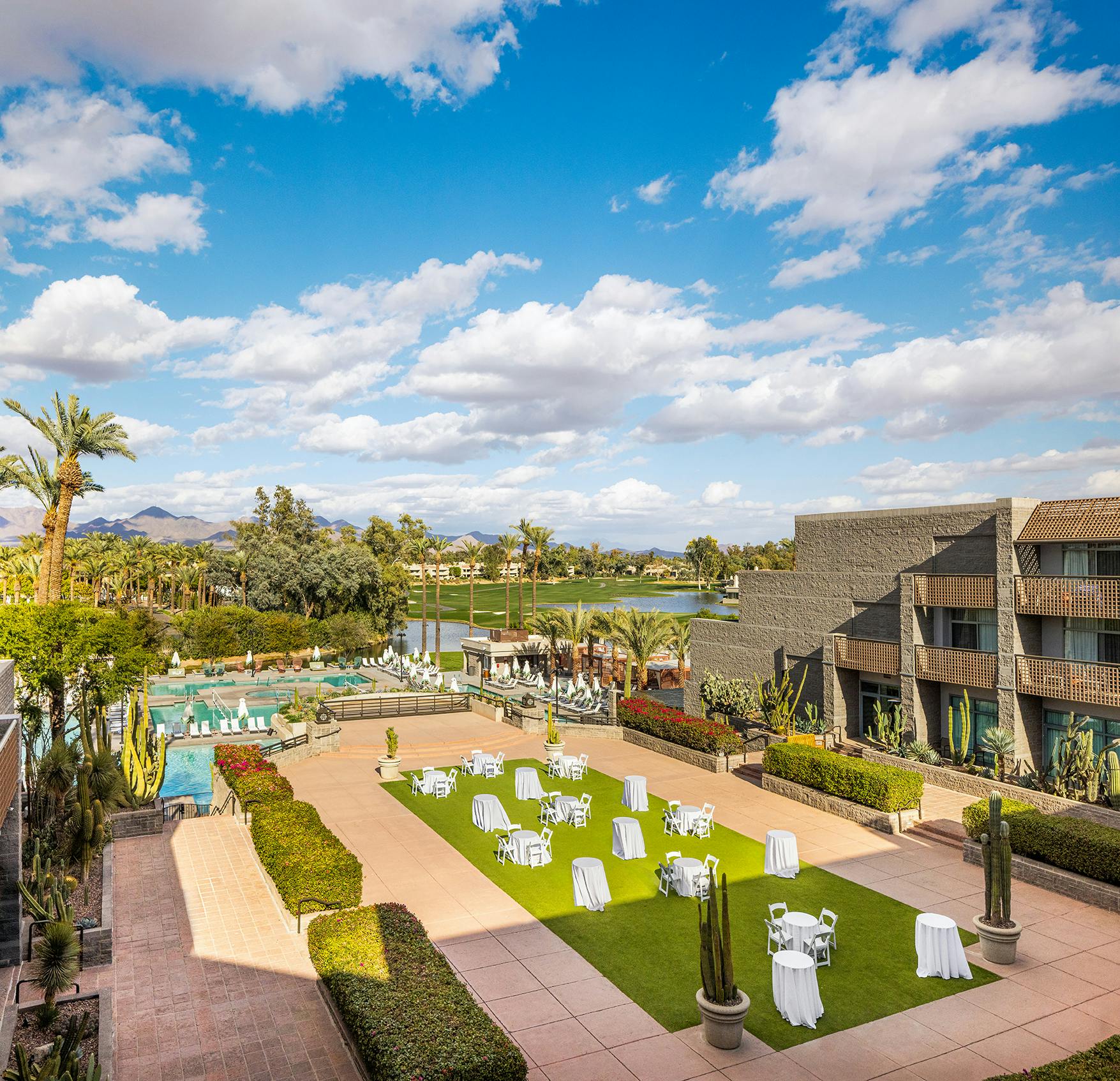 Terrace Court, Outdoor event space at Grand Hyatt Scottsdale Resort