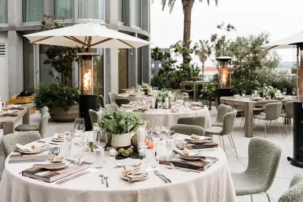 Olea Terrace, an event space at Santa Monica Proper Hotel