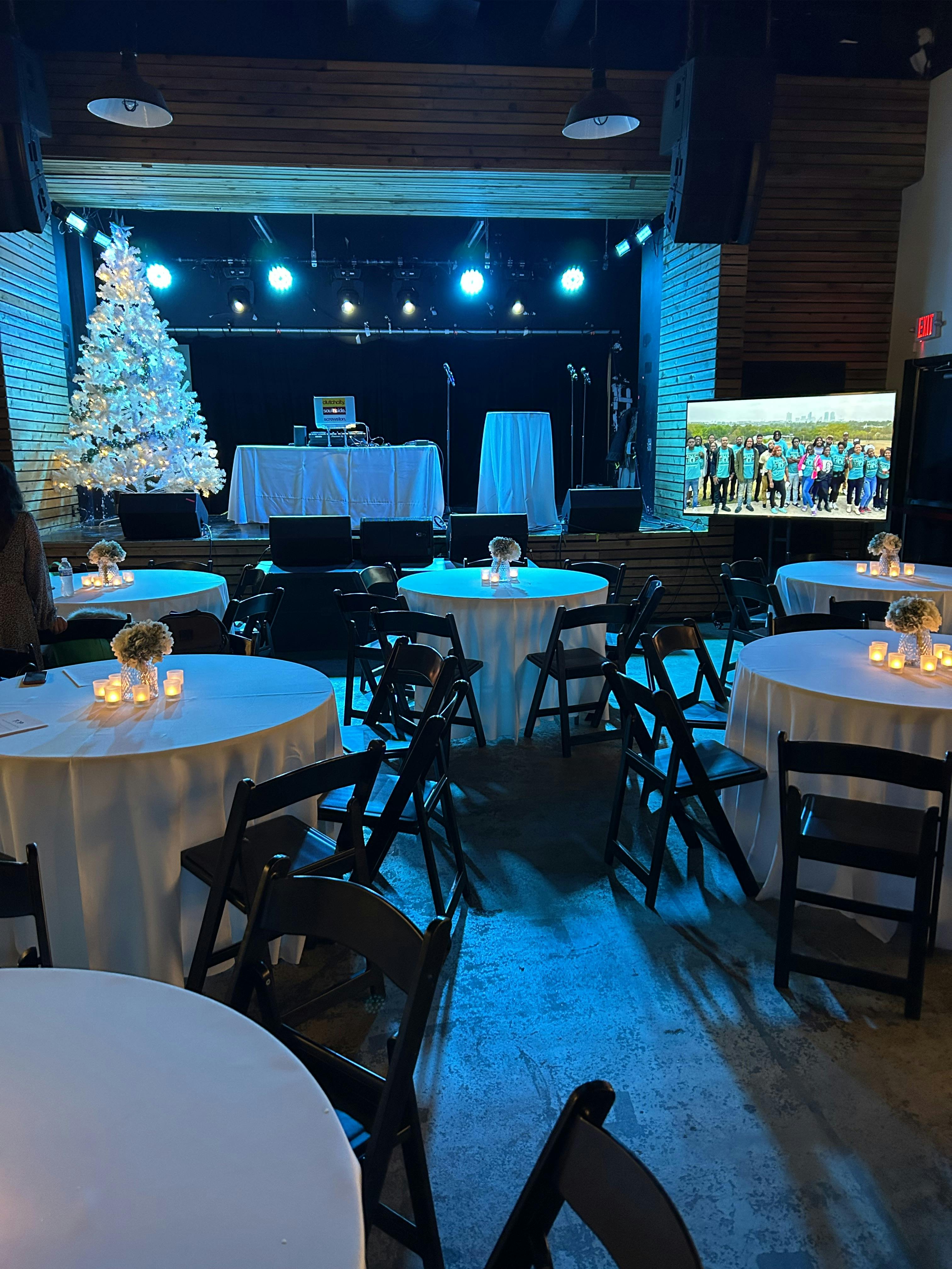 Upstairs, an event space at White Oak Music Hall