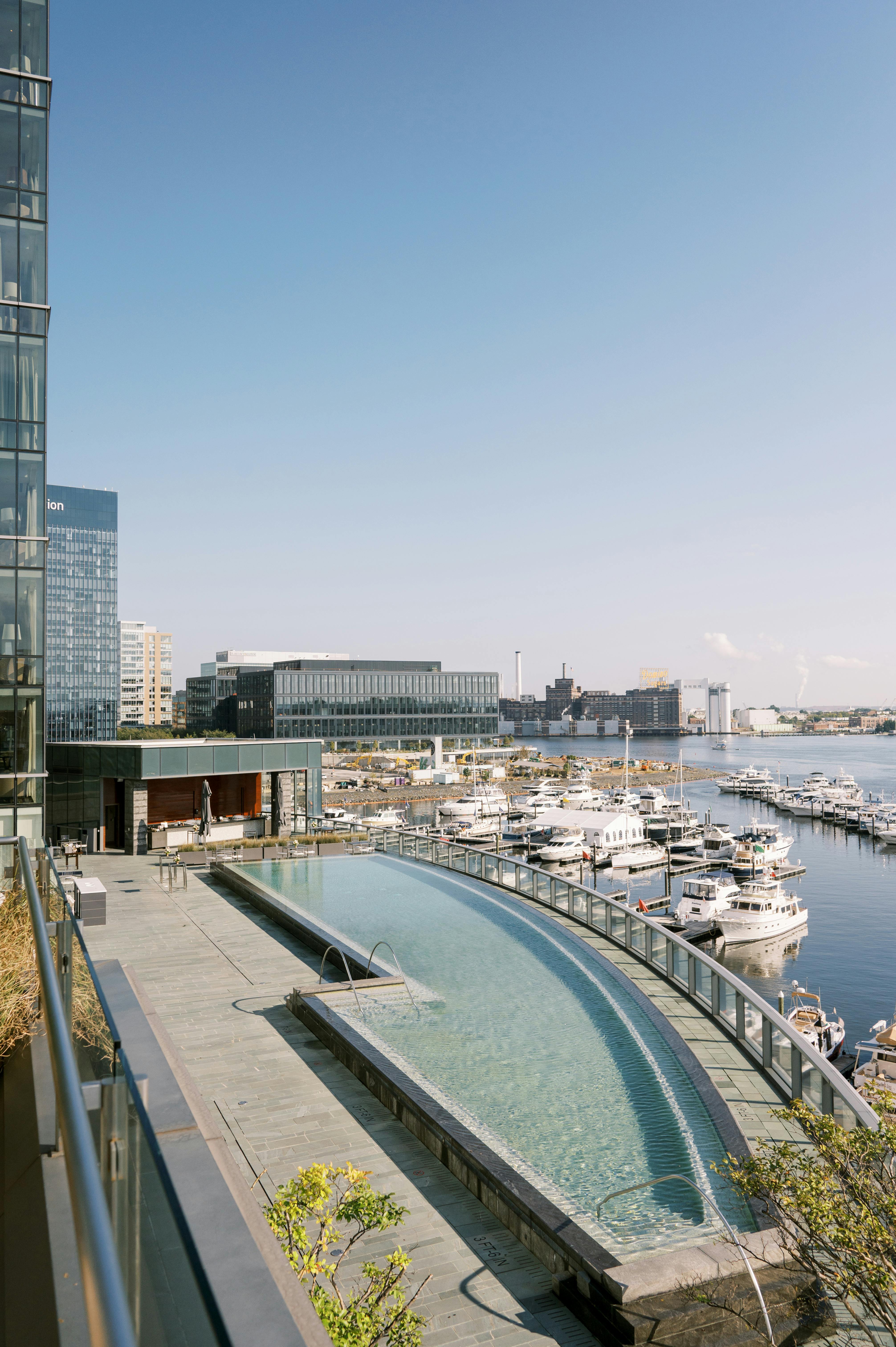 POOL DECK, Waterfront event space at Four Seasons Hotel Baltimore