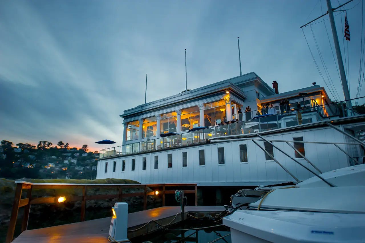The Outside Deck, an event space at Corinthian Yacht Club