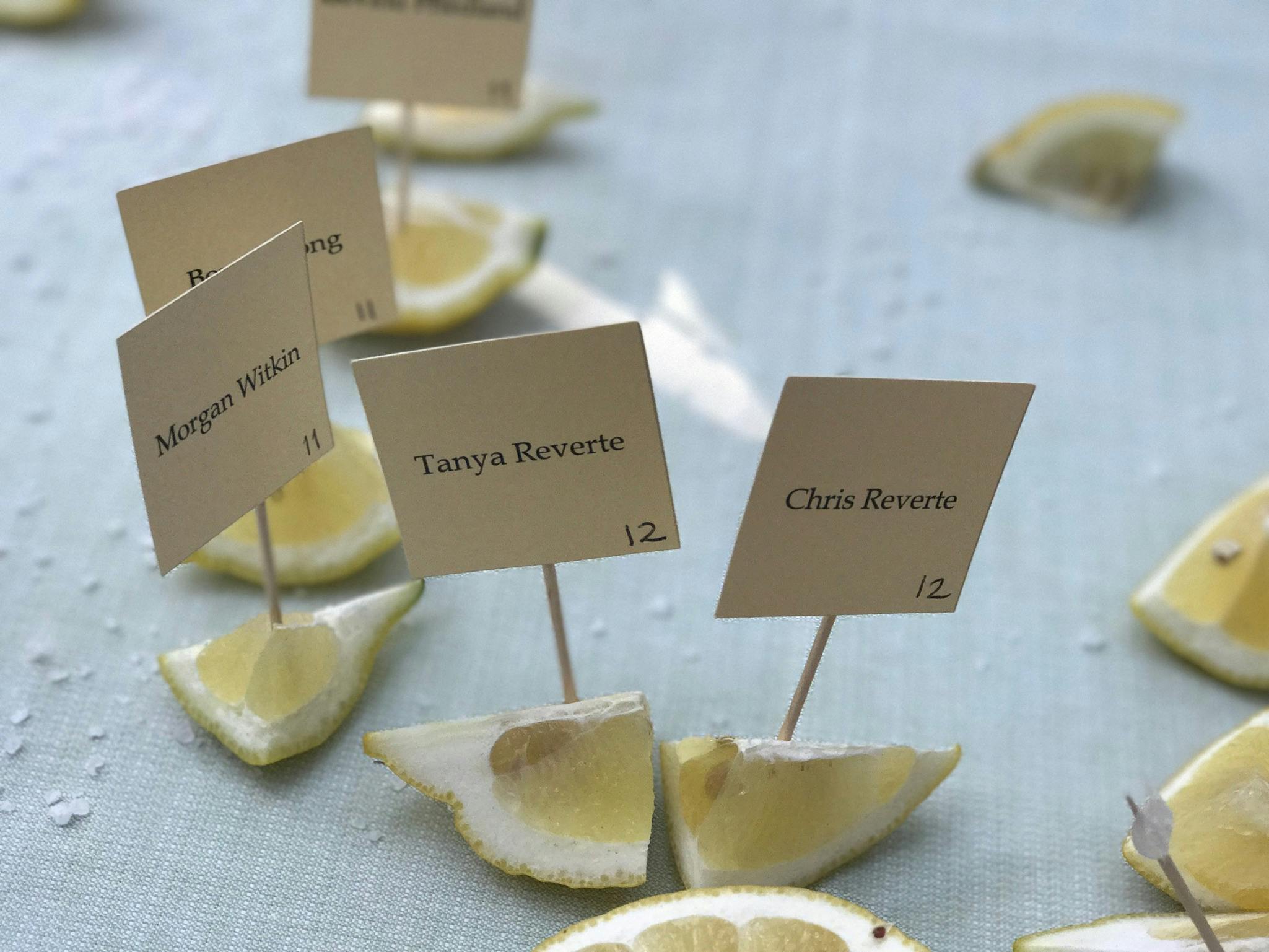 Wedding Place Card Ideas posted by Wedding Amalfi