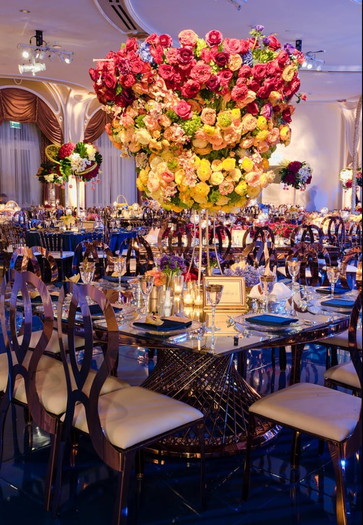 Blue Bar Mitzvah Palace Party Rental PartySlate