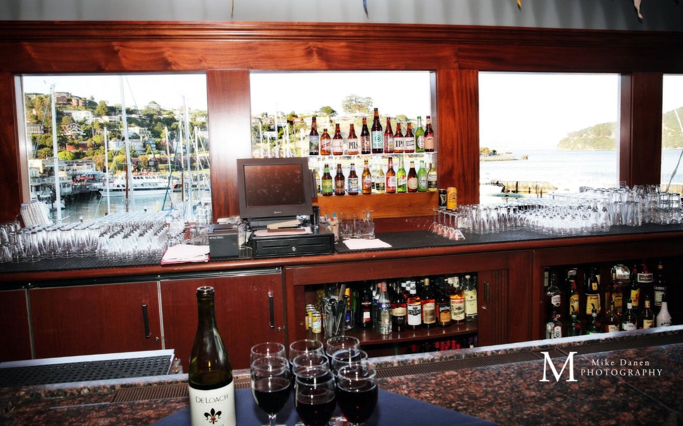 Lounge and Bar, an event space at Corinthian Yacht Club