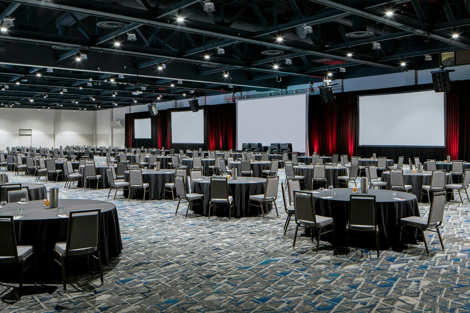 The Town Center North & South, an event space at The Woodlands Waterway Marriott Hotel & Convention Center