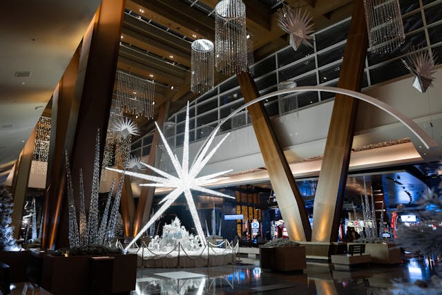Featured photo from Inside This Icy White Installation Highlighting “The North Star” and Elevated Holiday Decor