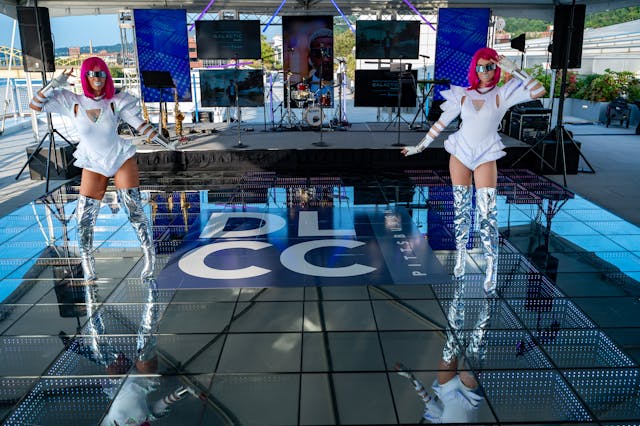 Featured photo from Riverlife’s Party at the Pier 2024 at Pittsburgh’s Convention Center Lit Up the City with Metallic Glamour