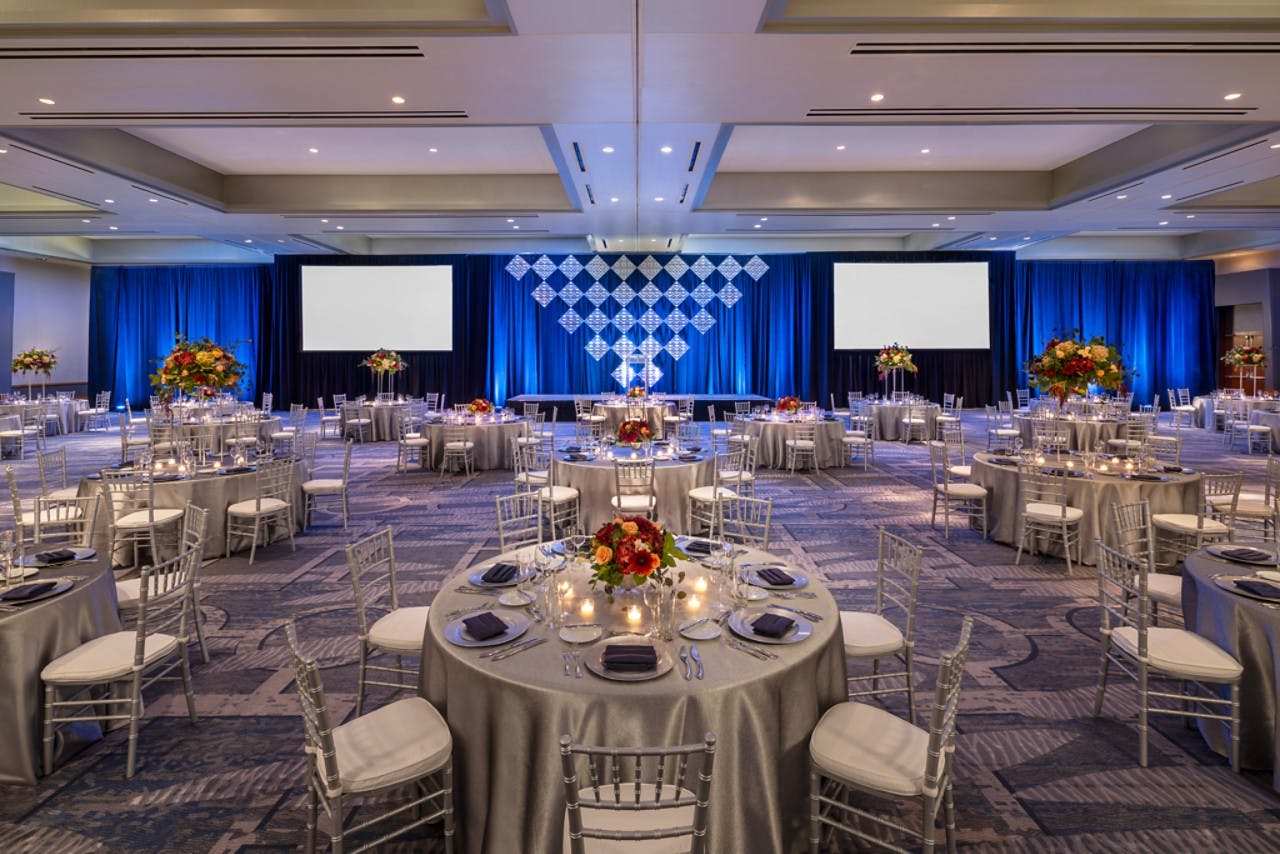Pacific Ballroom, an event space at Renaissance Boston Seaport District