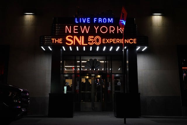Featured photo from Inside This Immersive Installation Commemorating SNL50 at Rockefeller Center
