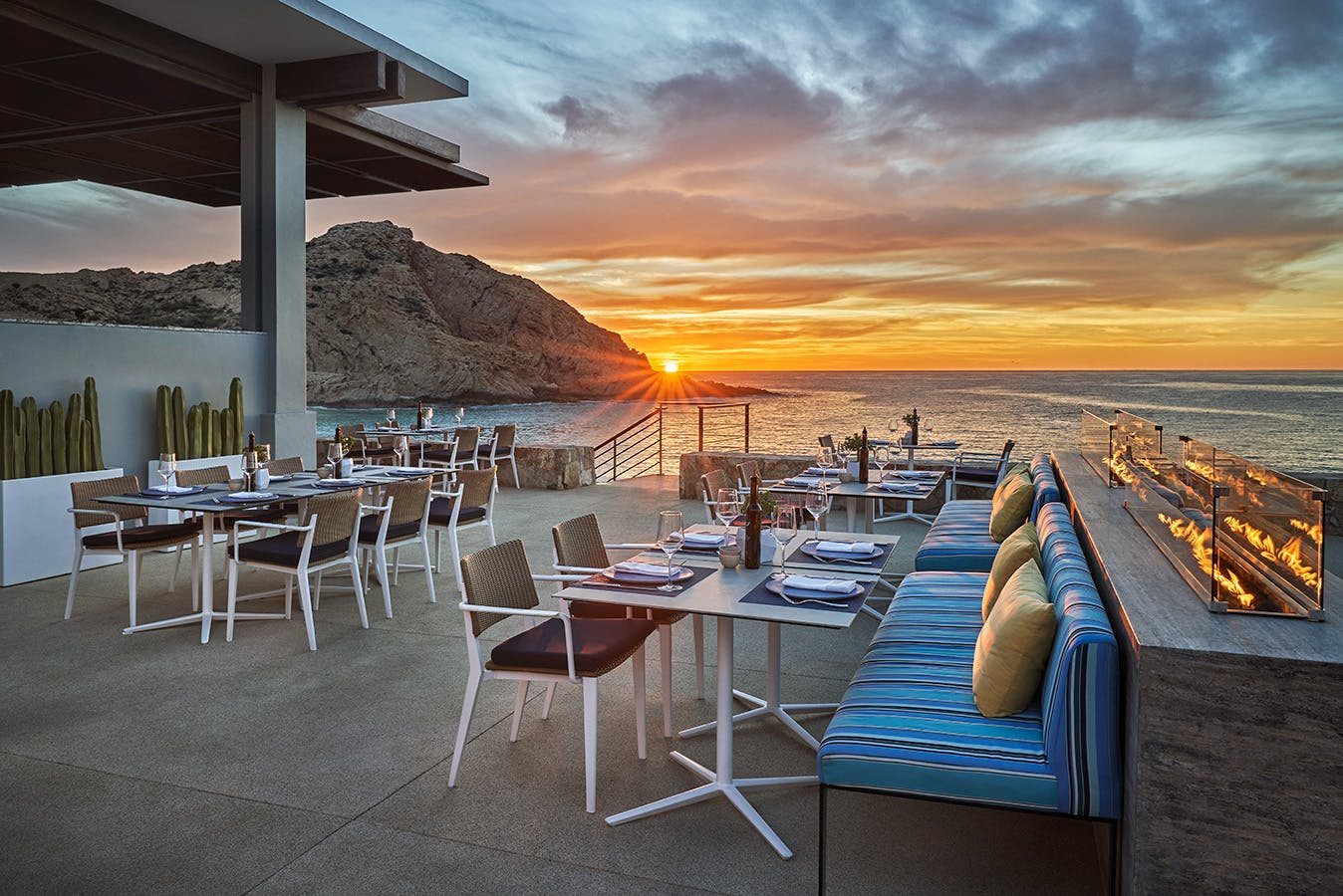 Marea Patio, an event space at Montage Los Cabos