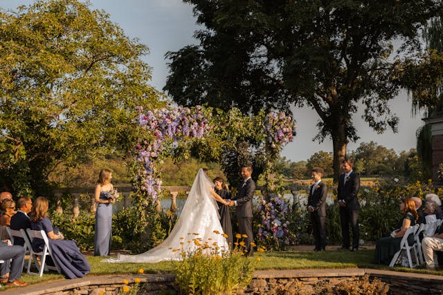 Featured photo from Experience This Garden Wedding with Cascading Lavender Florals at Chicago Botanic Garden