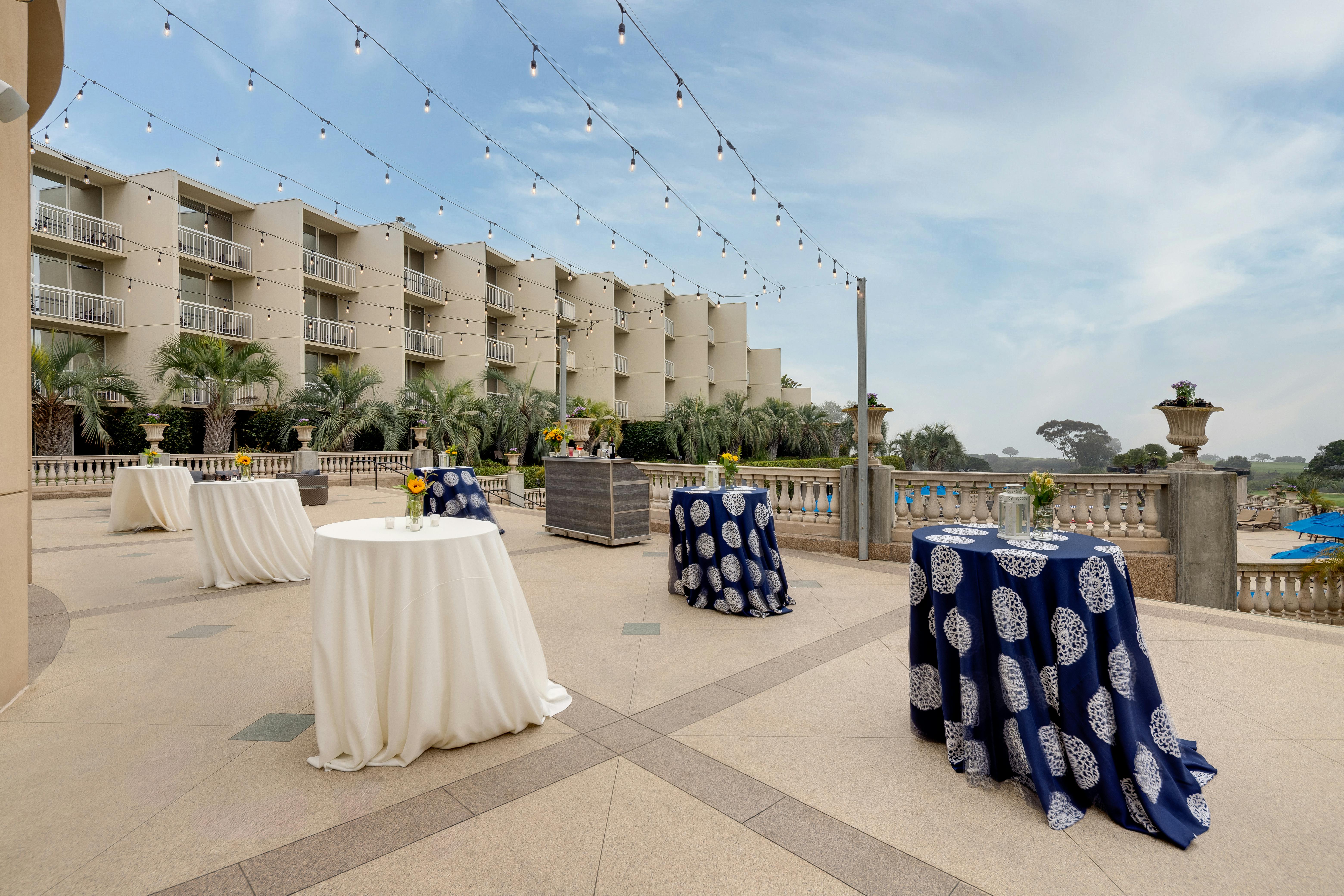 Torreyana Terrace, an event space at Hilton La Jolla Torrey Pines