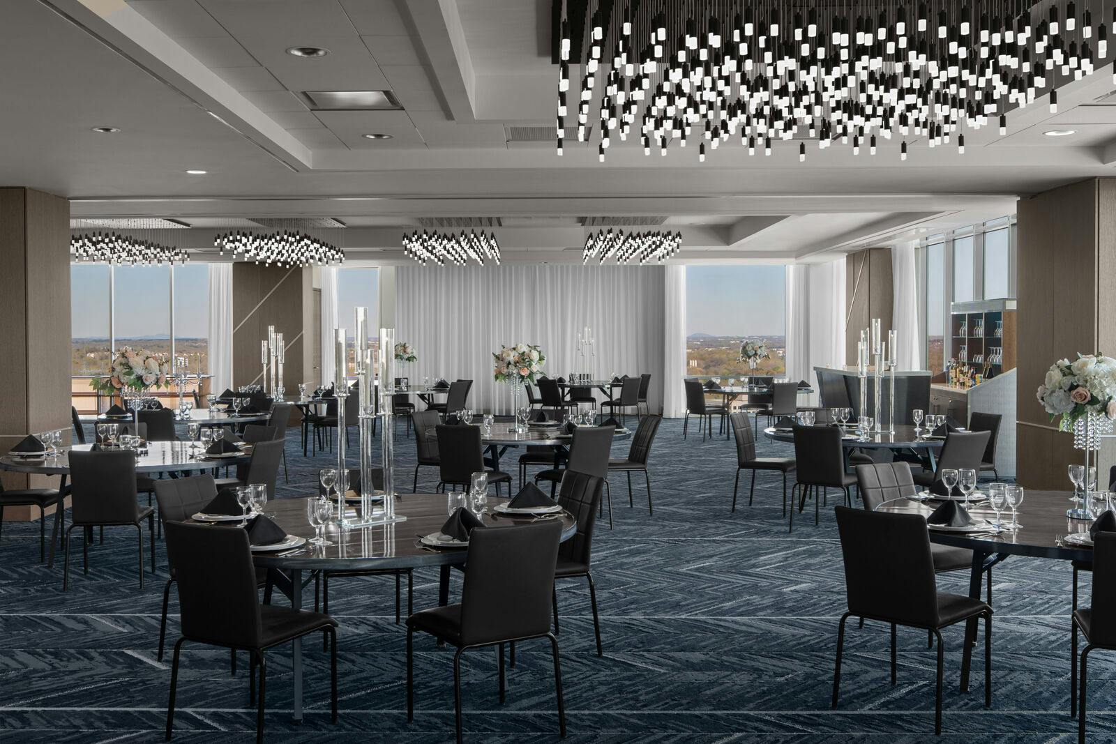 Panorama Ballroom, an event space at AC Charlotte Ballantyne