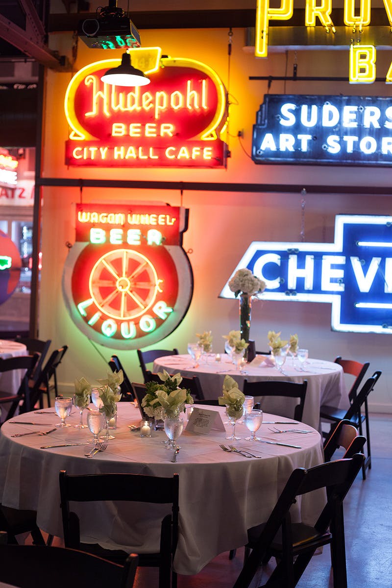 Barn Room, an event space at American Sign Museum