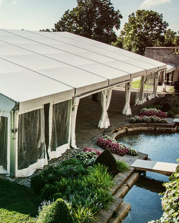 The Grand Tent, an event space at Greenacres Arts Center