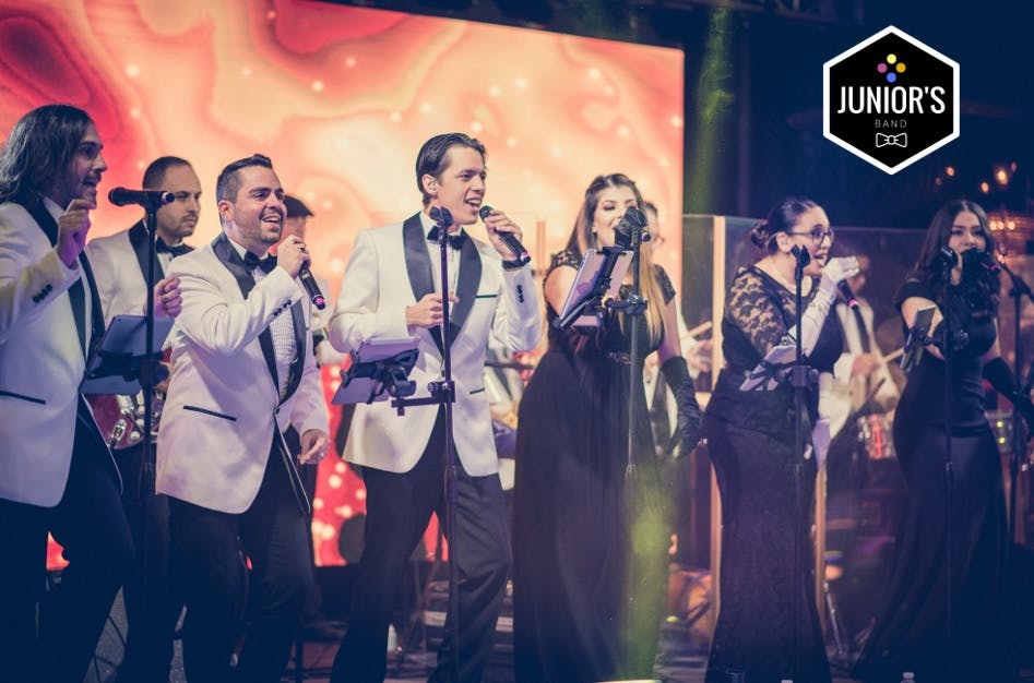 Featured photo from Junior's Band performance for Spotify