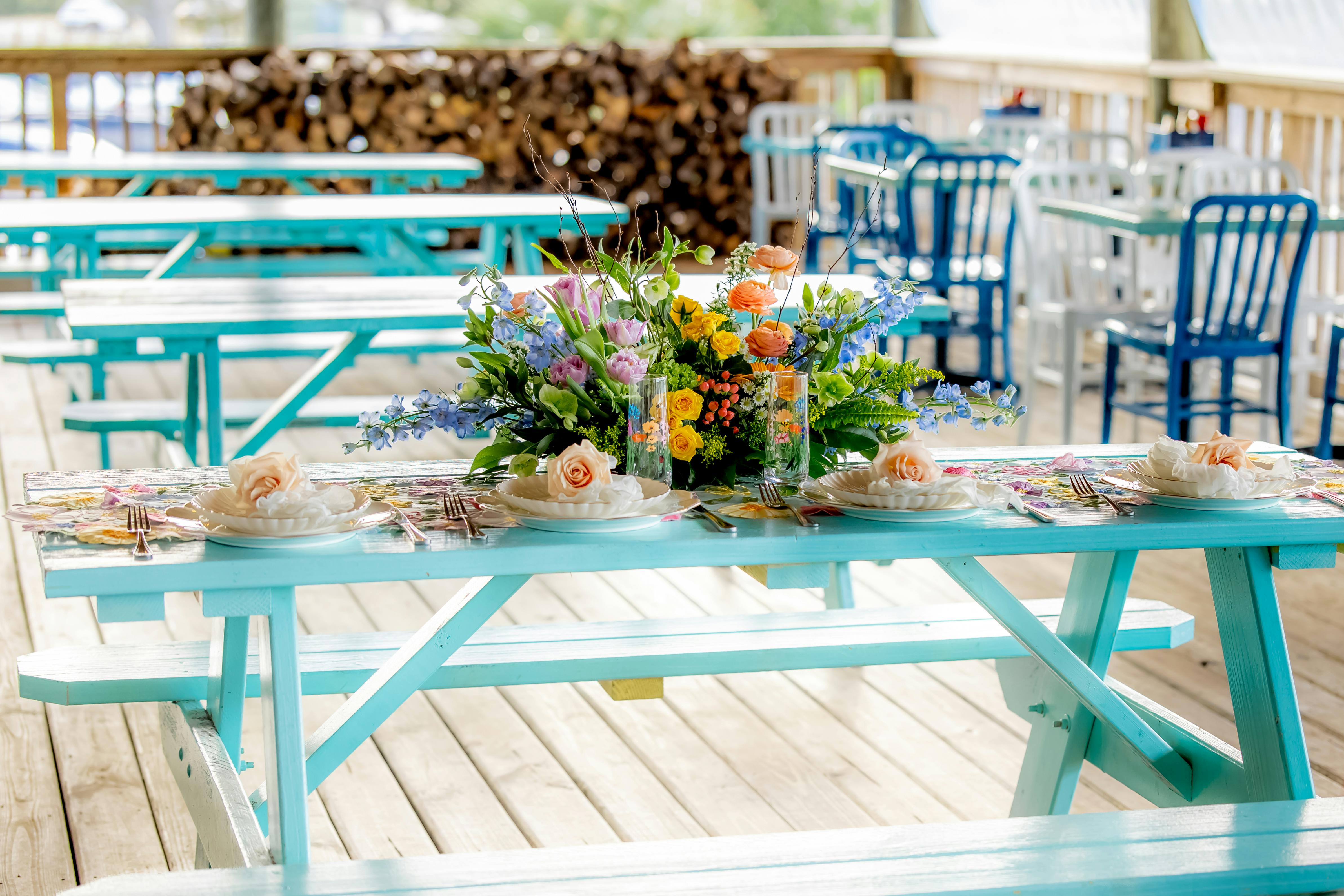 Outdoor Tiki Bar, an event space at Floridays Woodfire Grill & Bar