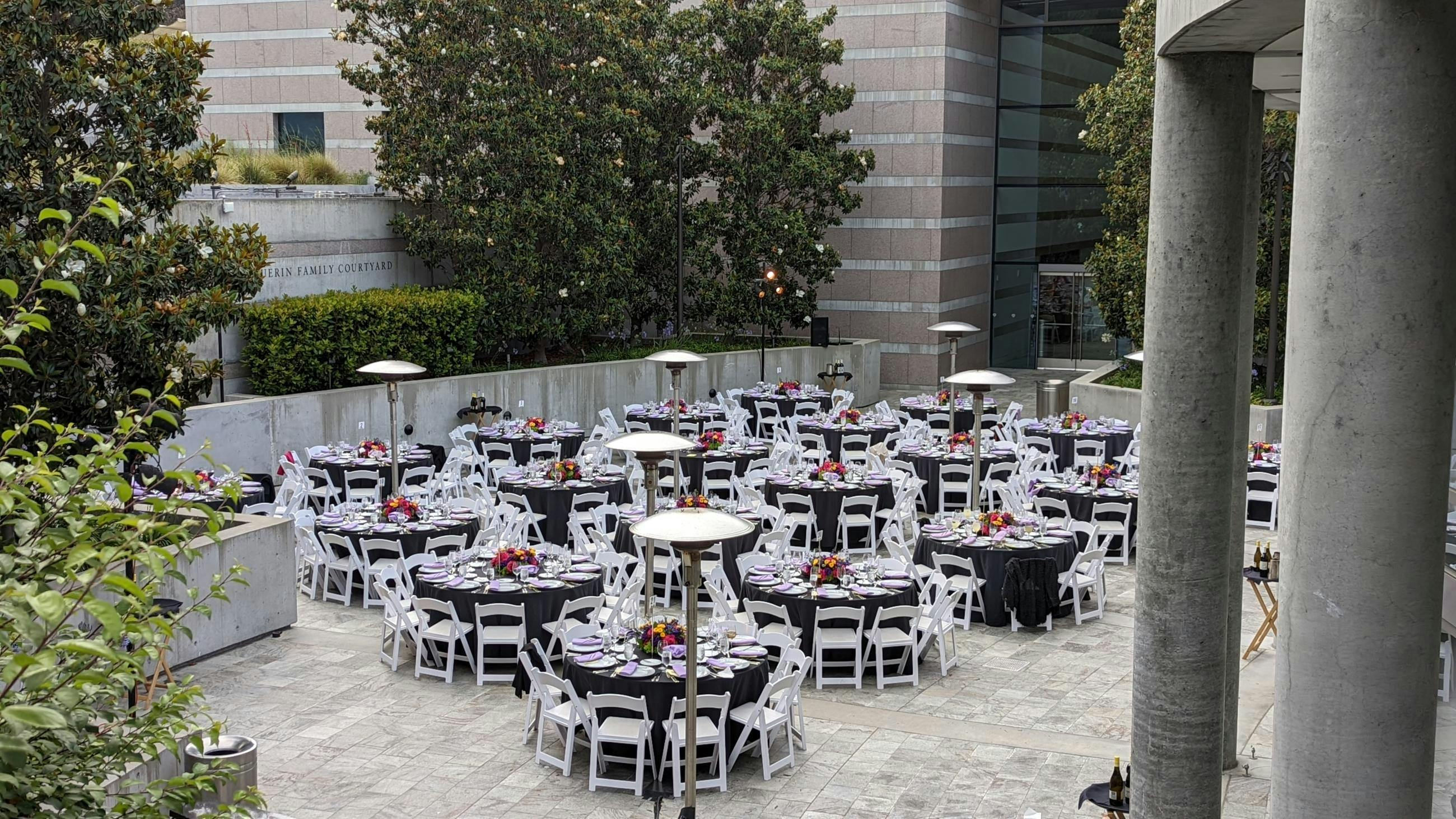 Guerin Courtyard, an event space at Skirball Cultural Center