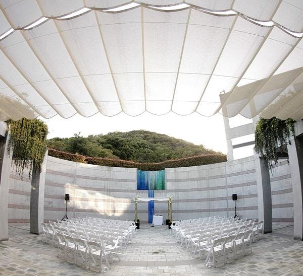 Founders Courtyard, an event space at Skirball Cultural Center
