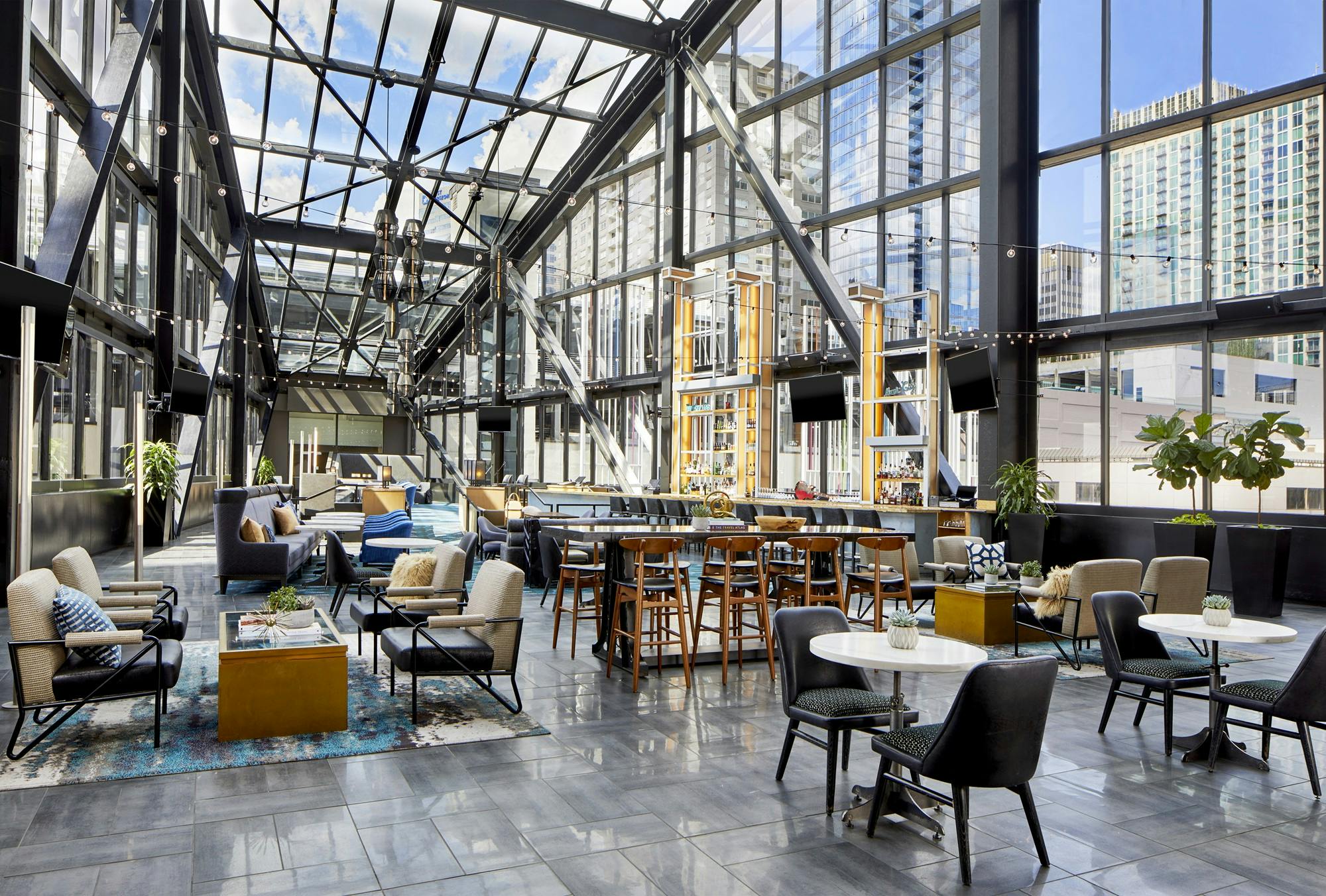 Bridge Bar, an event space at Renaissance Nashville Hotel