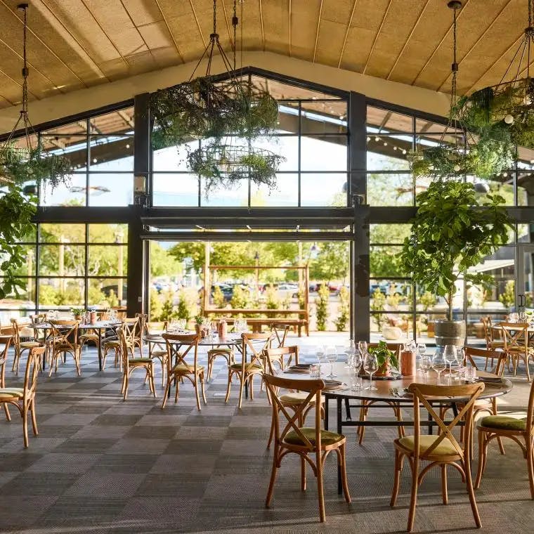 Event Barn, an event space at Treehouse Hotel Silicon Valley