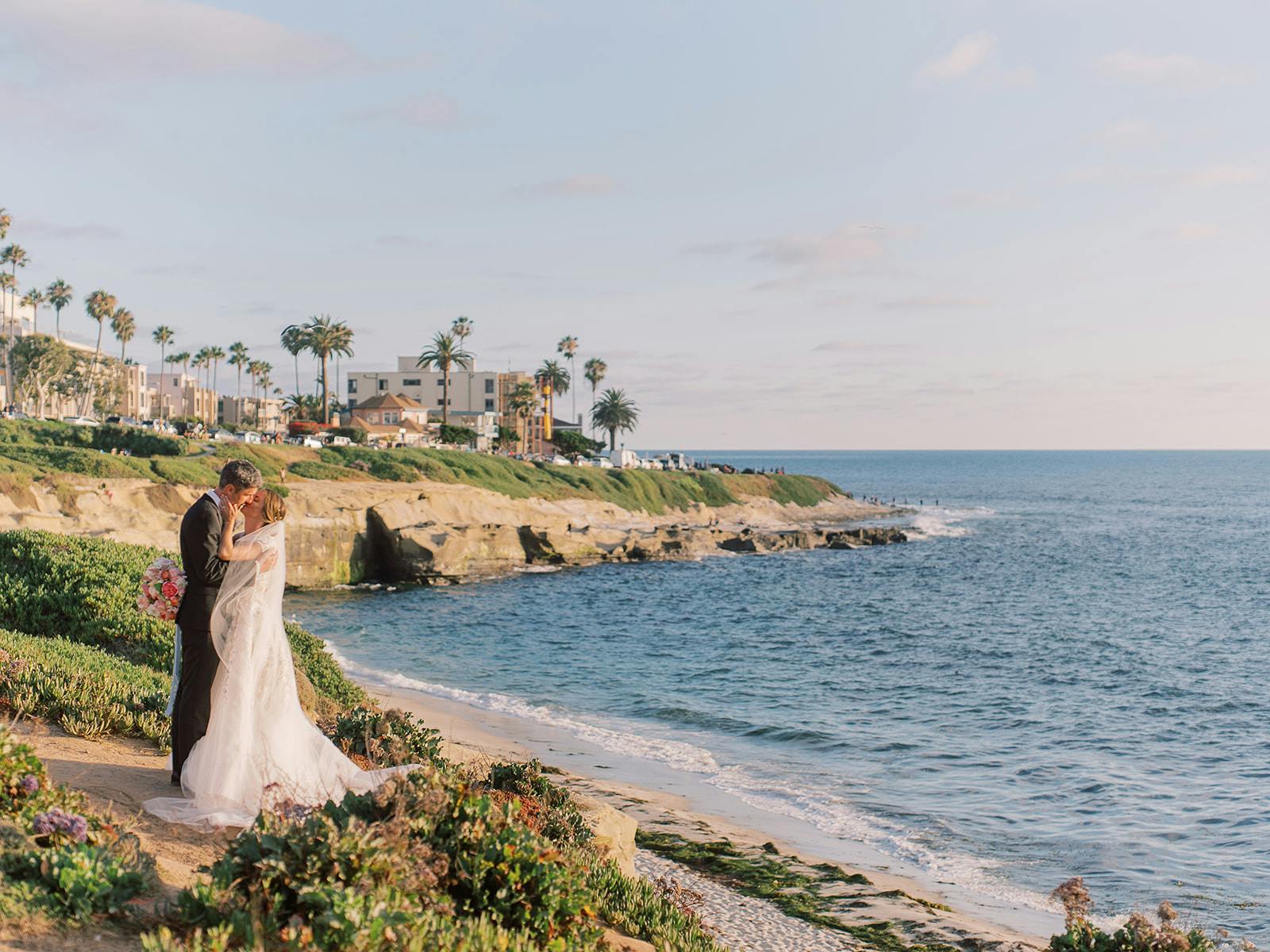 Featured photo from Celebrate This Seaside Garden Wedding at La Valencia with Soft Lighting and Vintage Style
