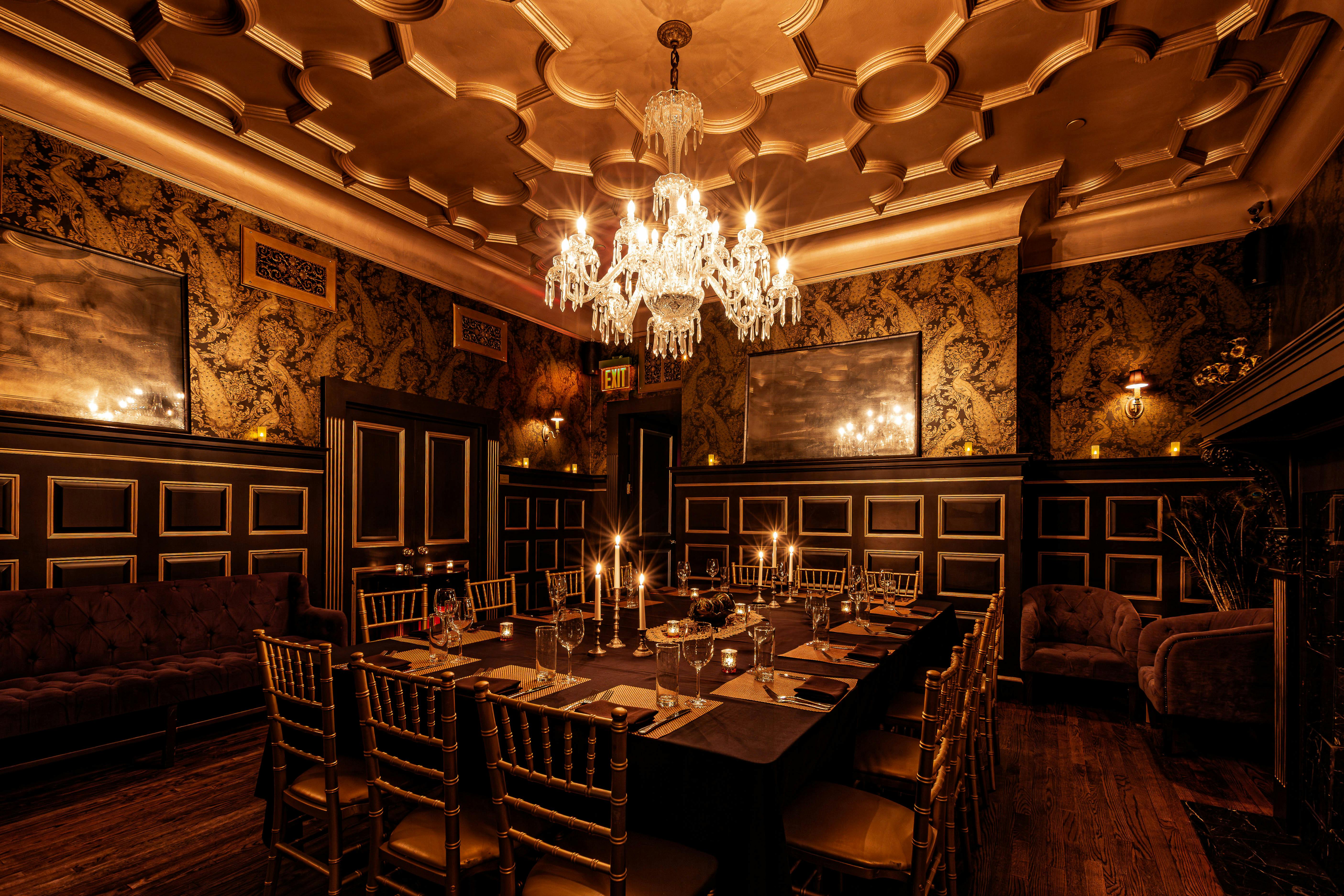 Peacock Room, an event space at Raines Law Room at the William