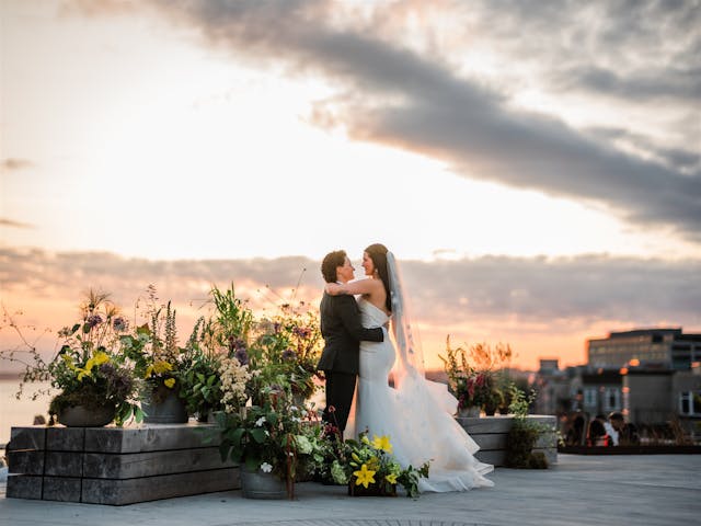 Featured photo from Celebrate This Golden Hour Wedding at a Rooftop Overlooking Seattle’s Waterfront