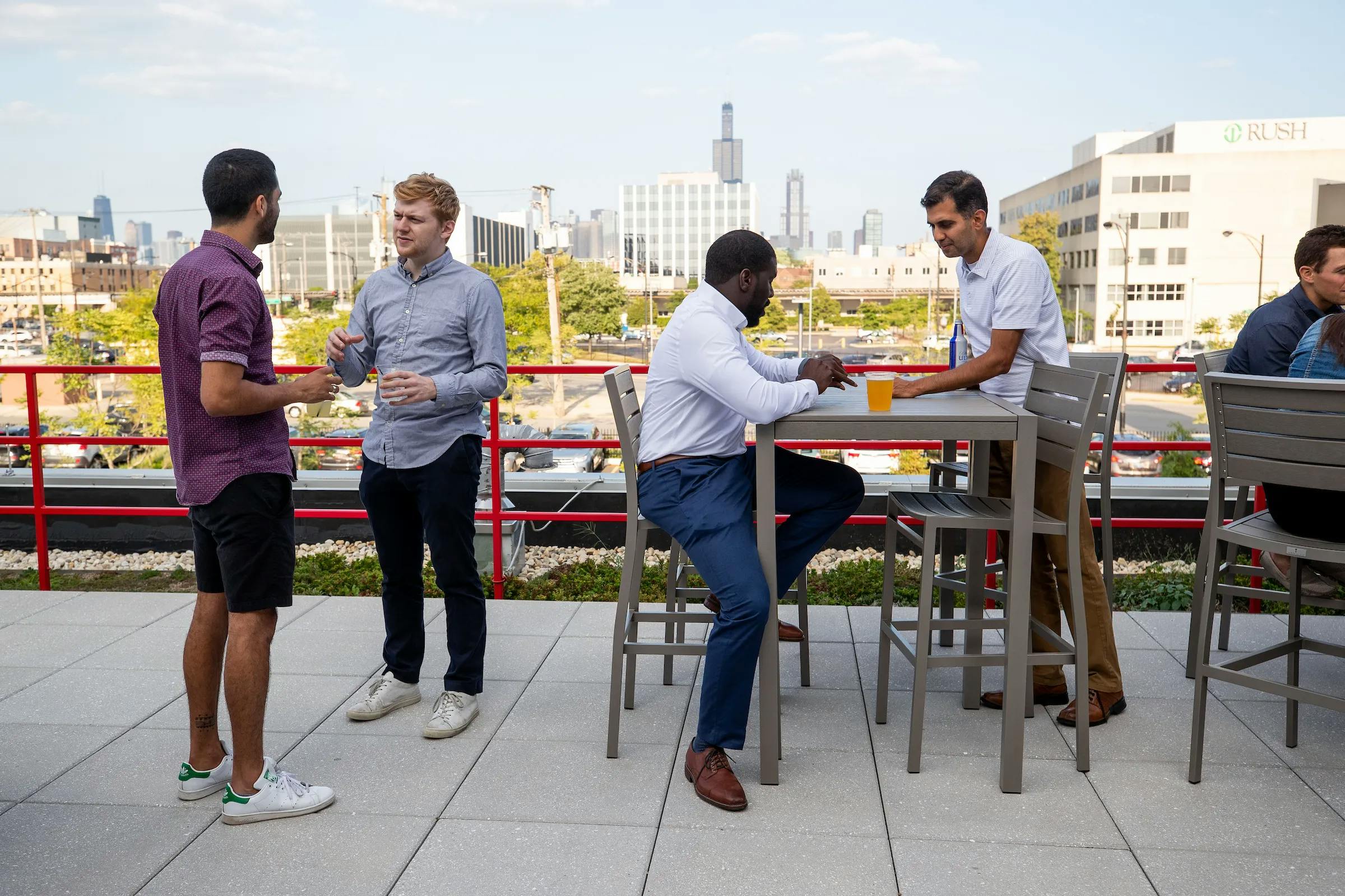 Rooftop Deck, an event space at Fifth Third Arena – Chicago Blackhawks Community Ice Rink