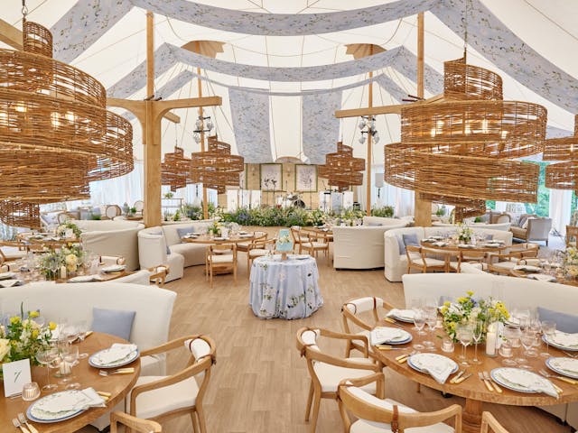 Featured photo from A Whimsical Outdoor Wedding Featuring Elegant Draping and Layered Textures