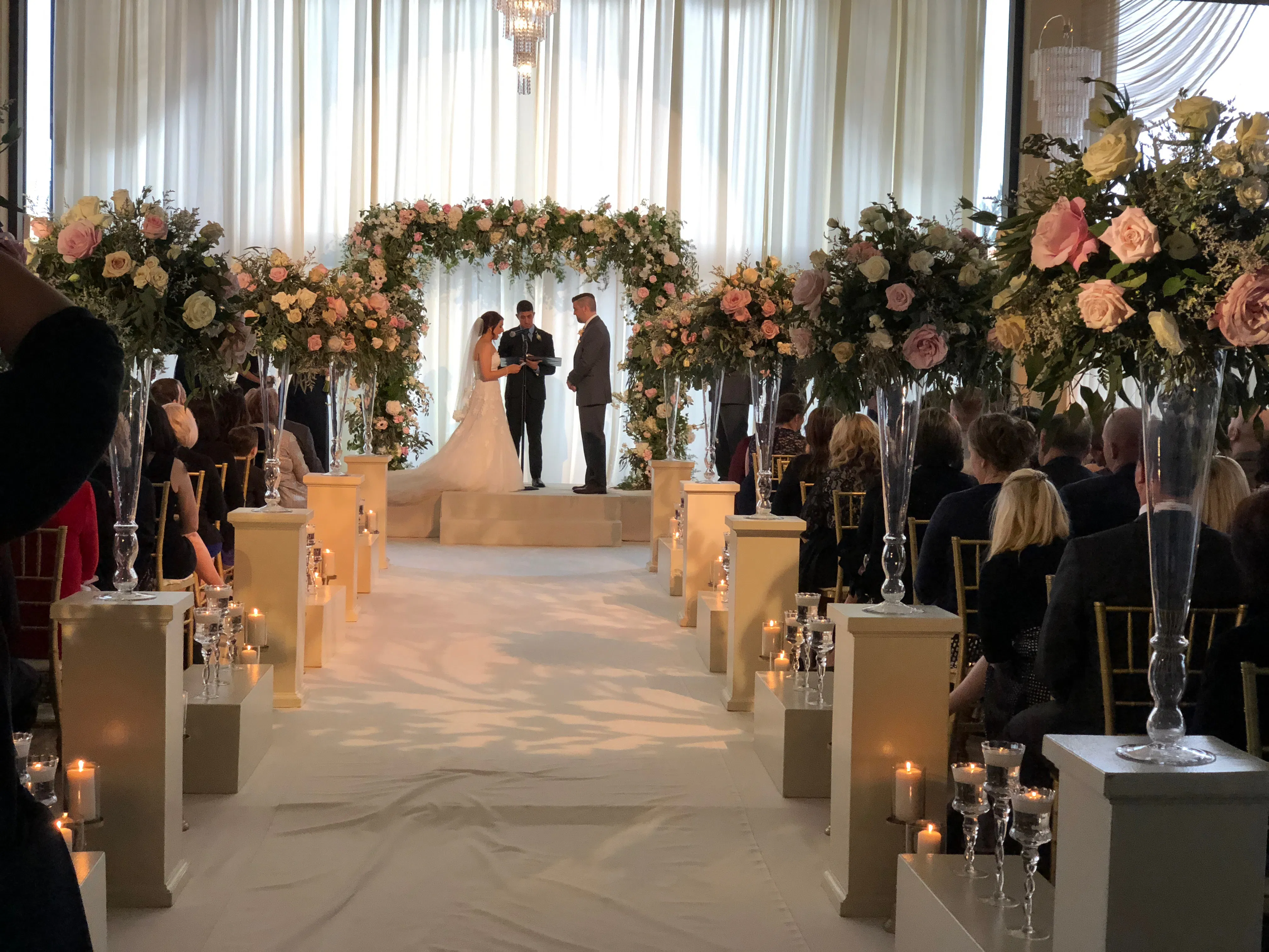 Gia and Matt | Juliet Tan Floral Design | PartySlate