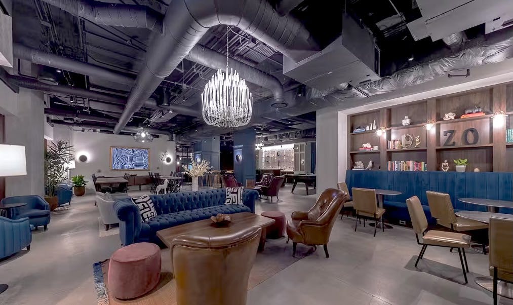 ZO Clubhouse, an event space at Builders BLDG