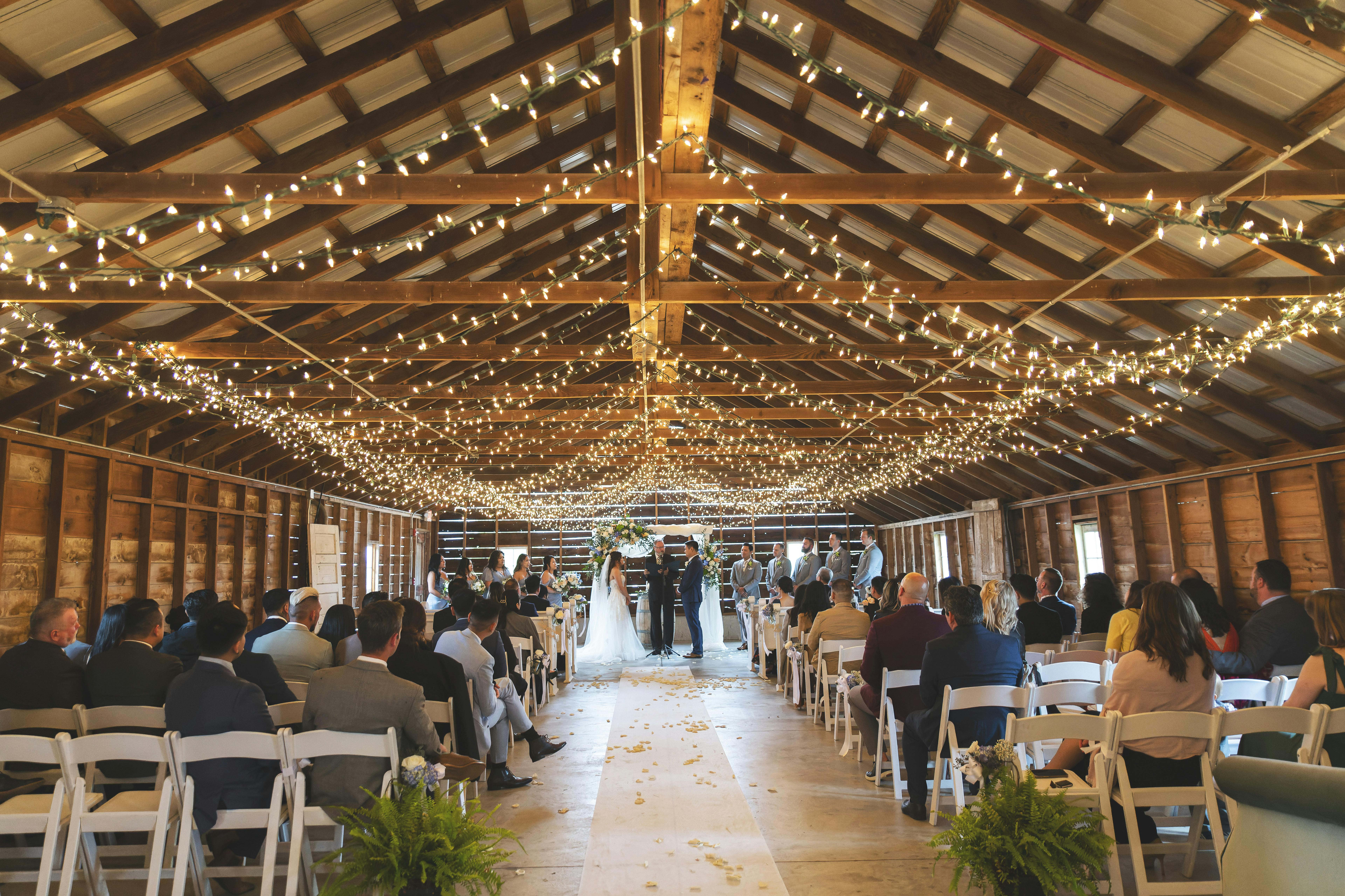 Ceremony Pergola/Maple Tree/Rustic Barn, an event space at Heritage Prairie Farm