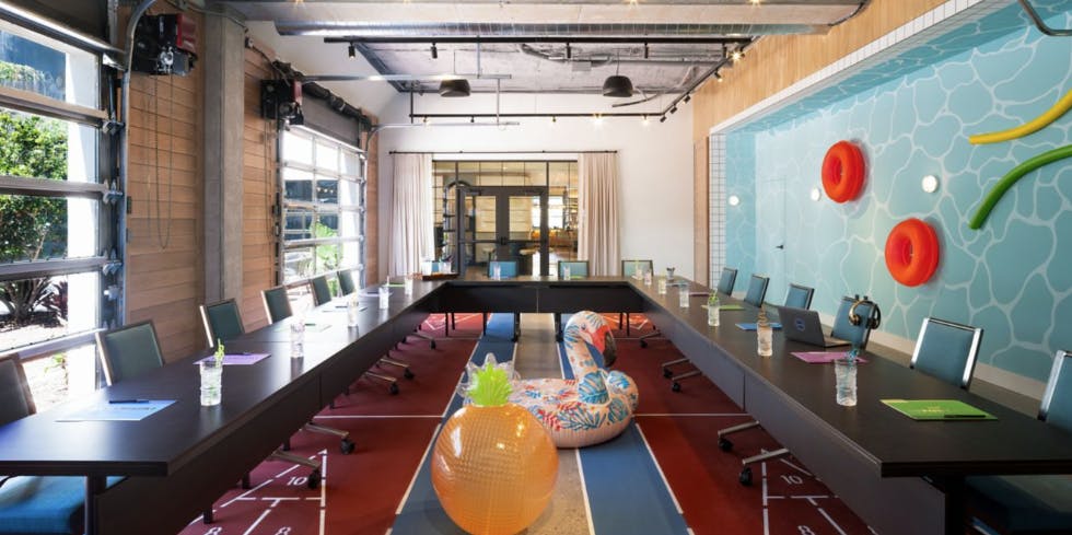 Moxy Meeting Room, an event space at Moxy St. Pete