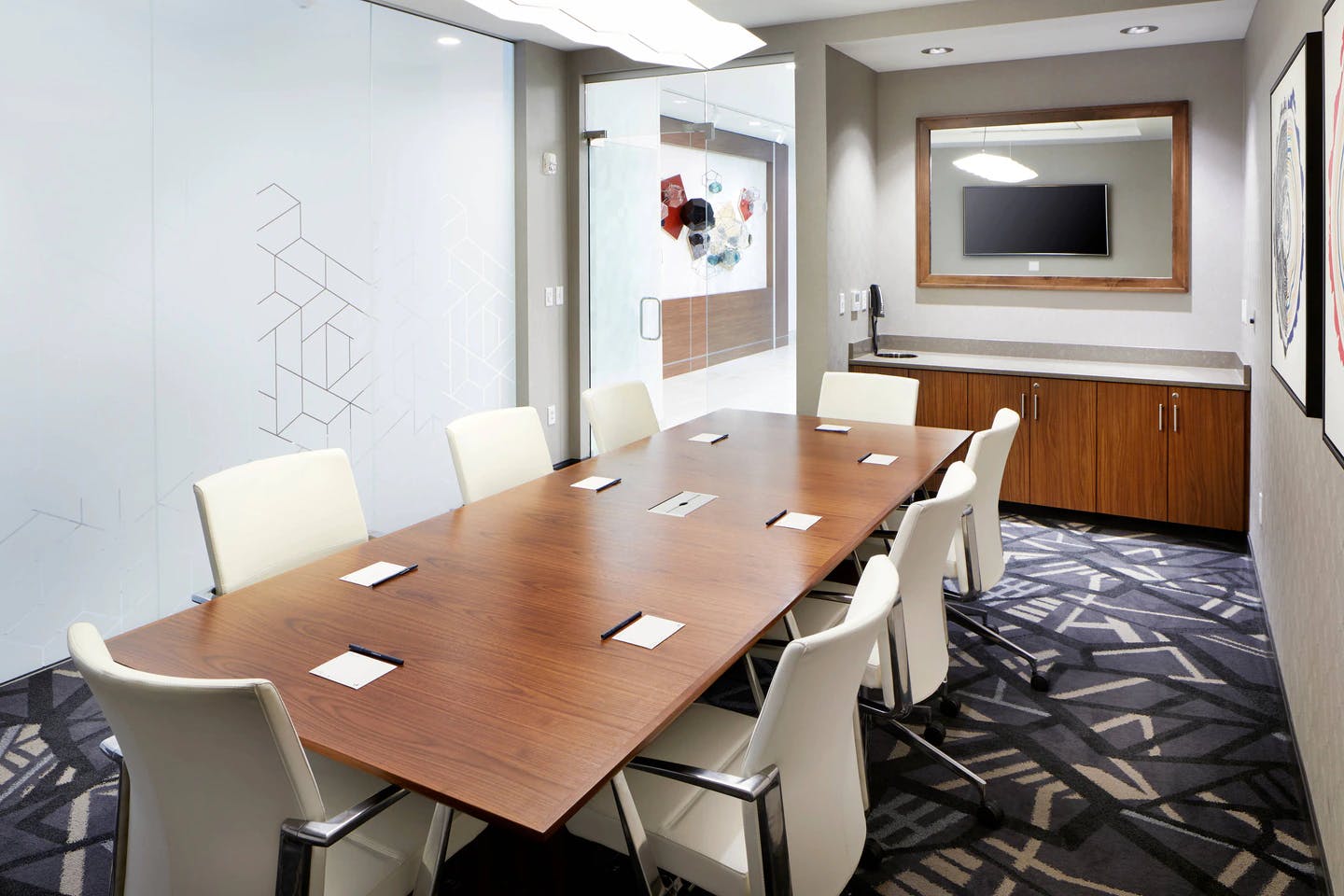 Boardroom, Hotel event space at SpringHill Suites Columbus Easton Area