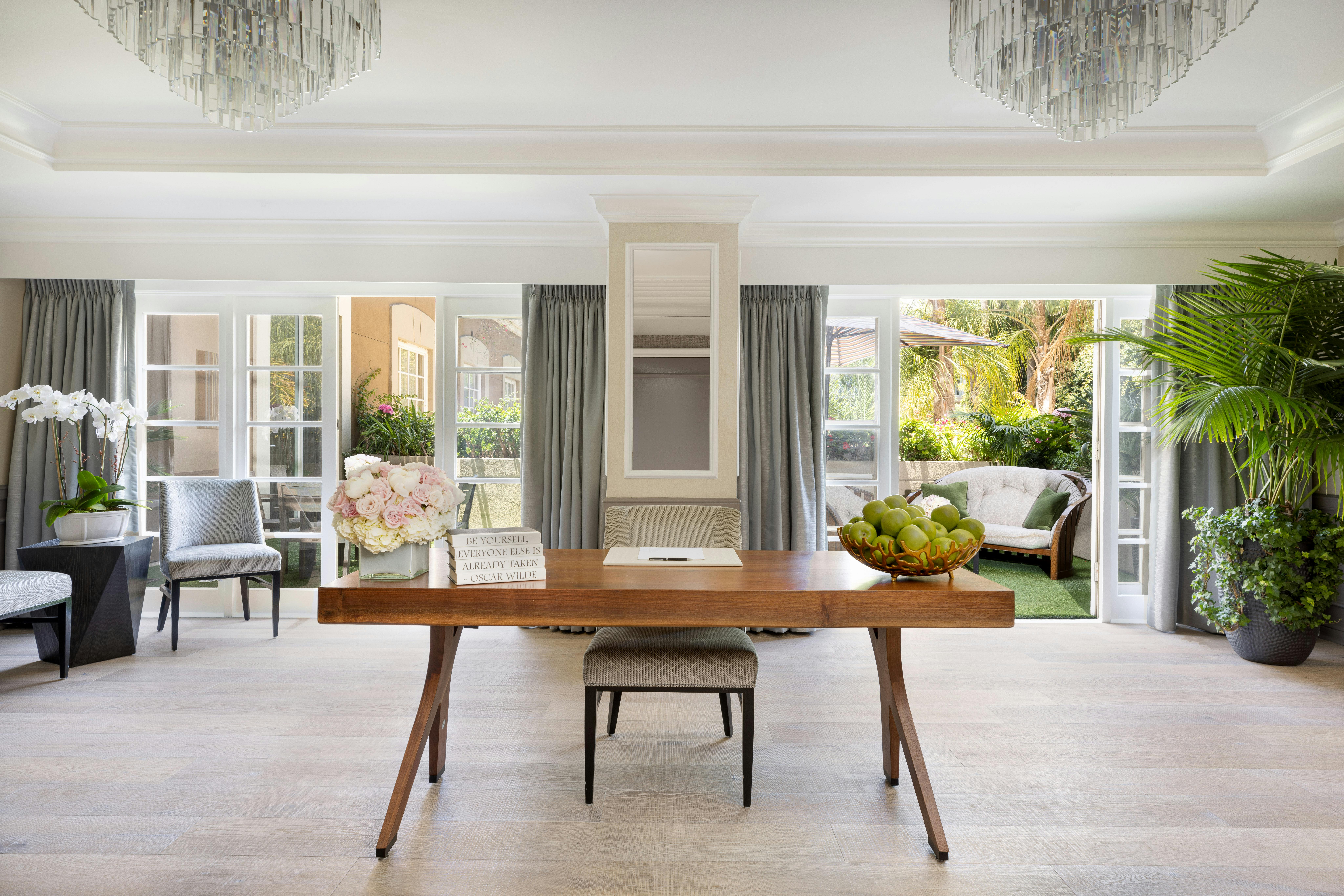 Beechwood Room, an event space at Four Seasons Los Angeles at Beverly Hills