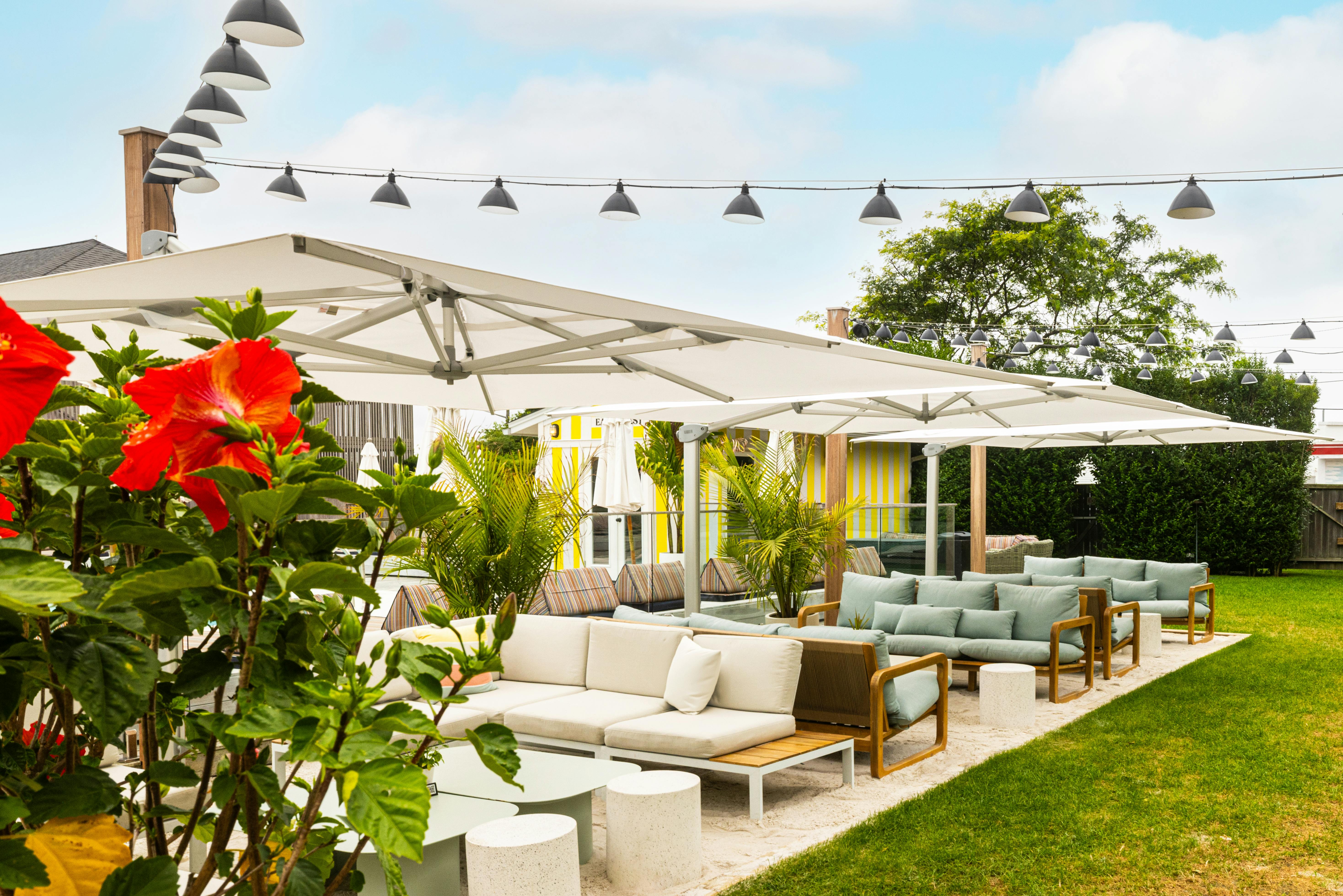Lawn Area, an event space at The Montauk Beach House