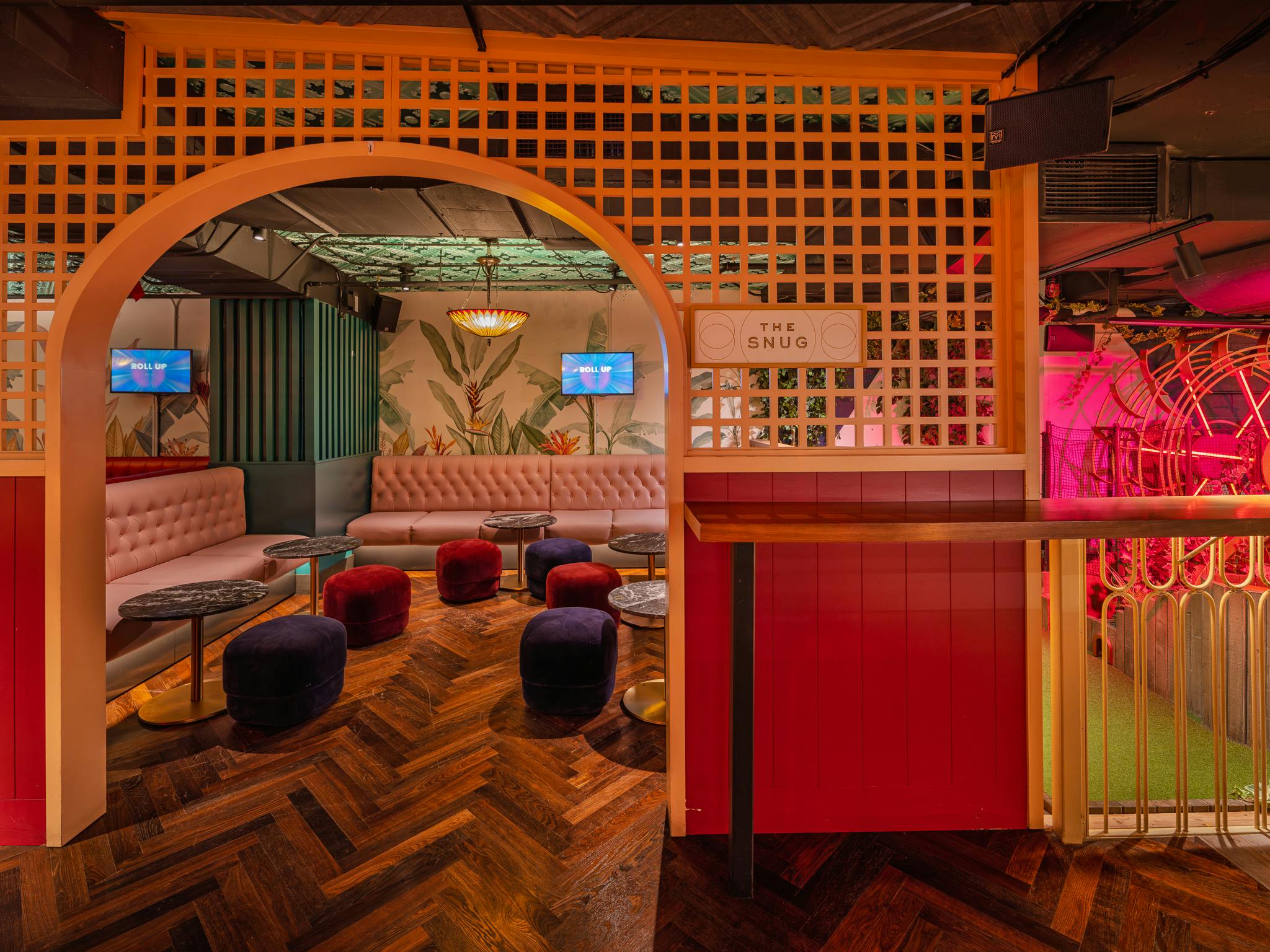 The Snug, an event space at Swingers – the crazy golf club (Dupont Circle)
