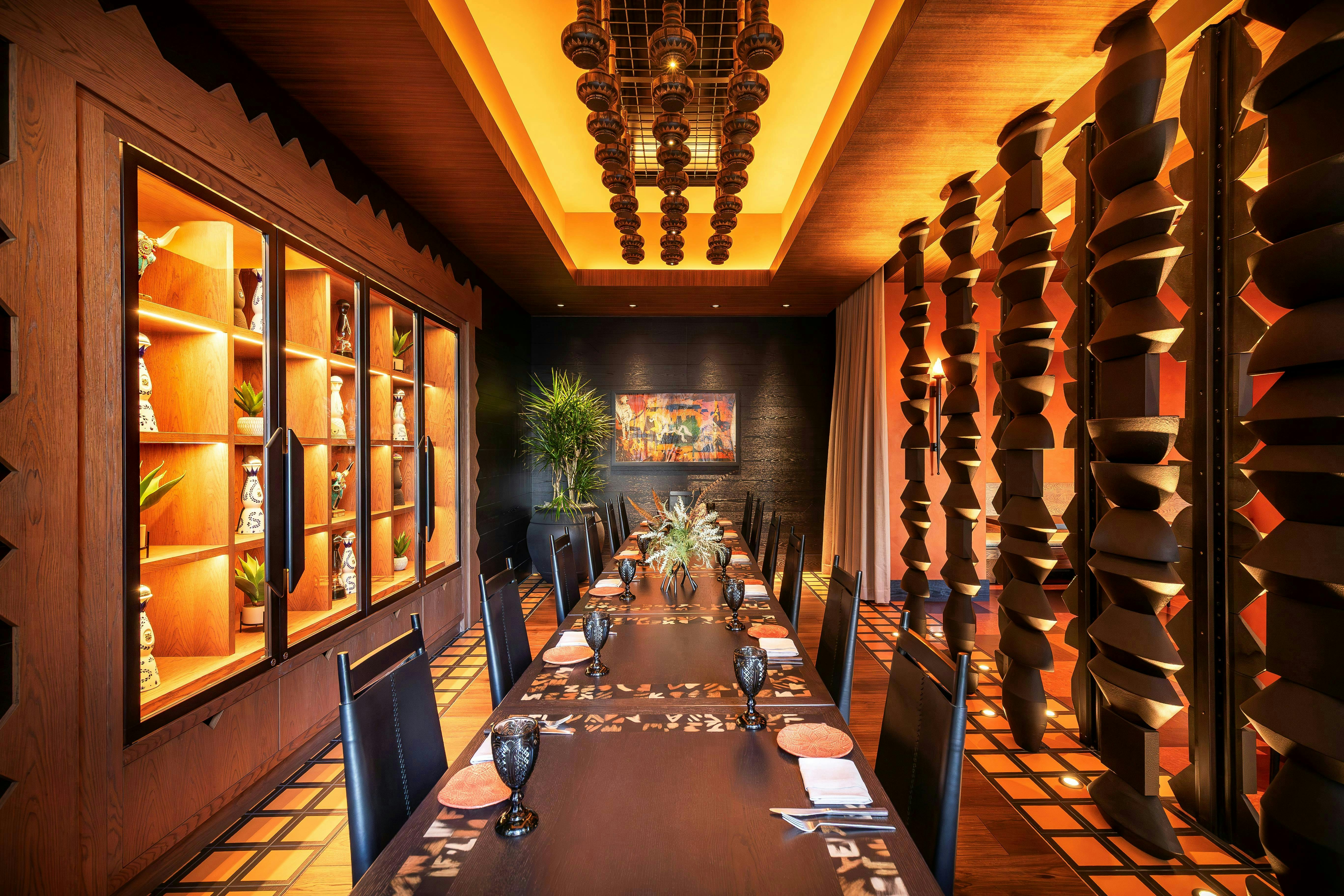 Toro Private Room, an event space at Fairmont Chicago, Millennium Park