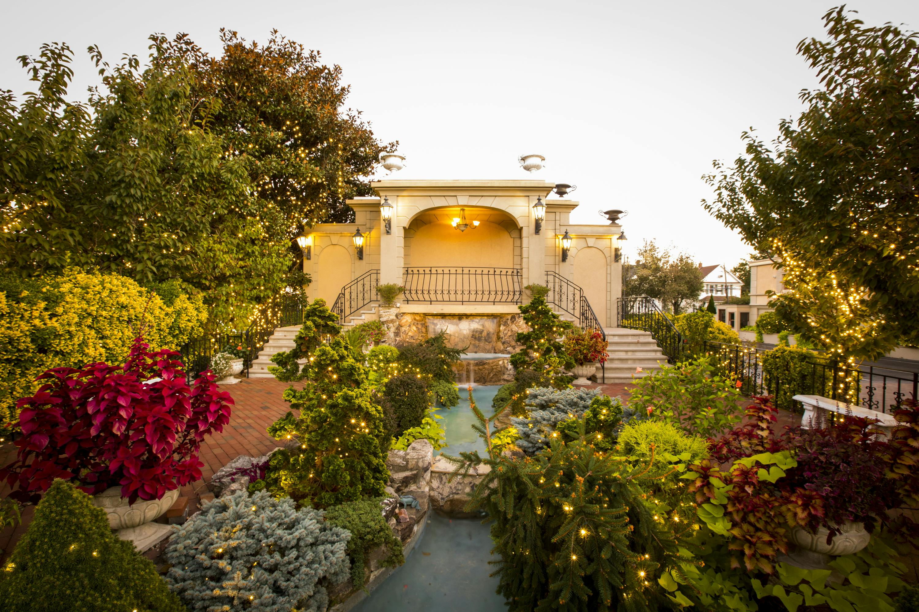 Outdoor Gardens, an event space at Jericho Terrace