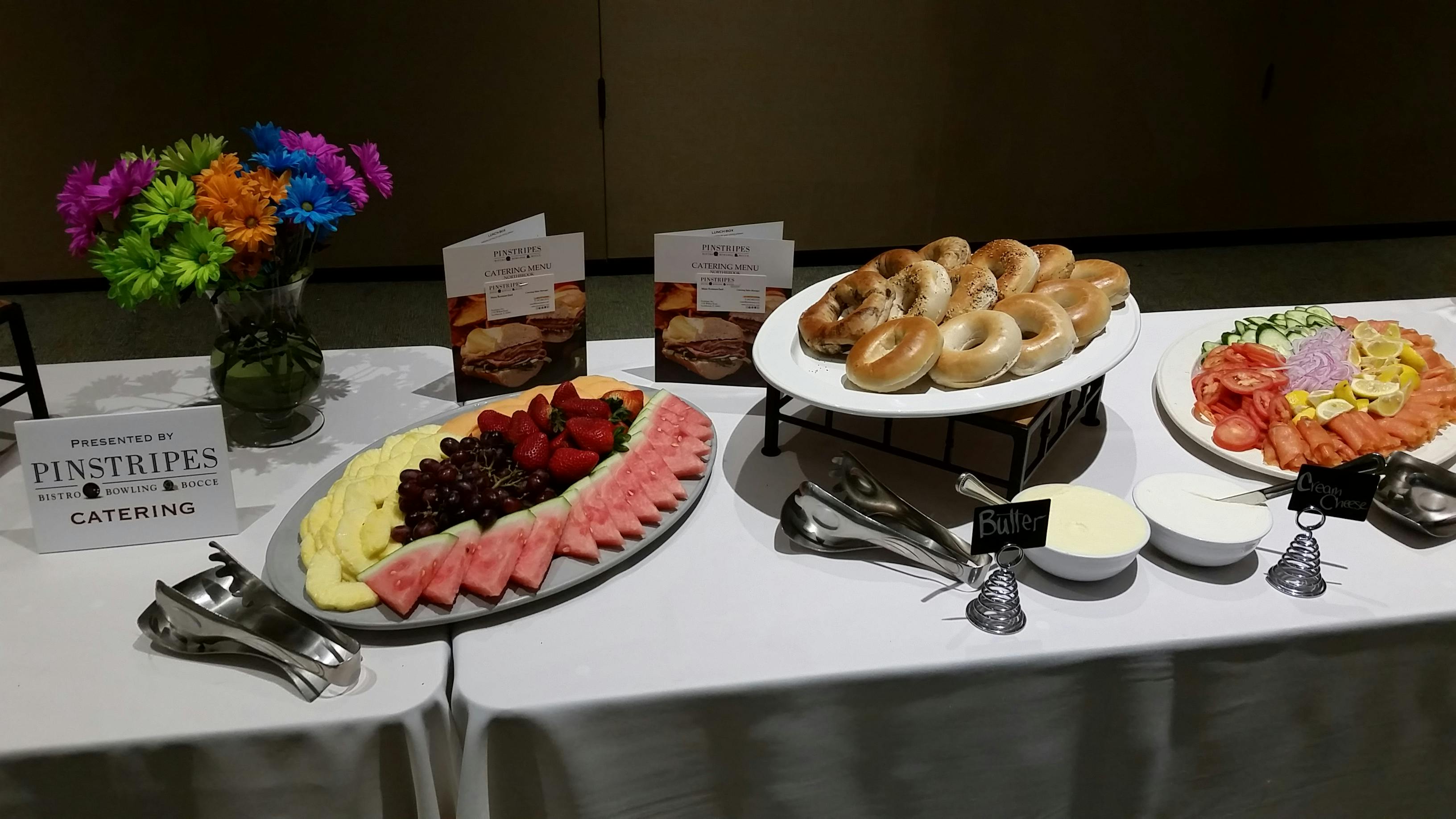 Buffet Options Pinstripes Northbrook PartySlate