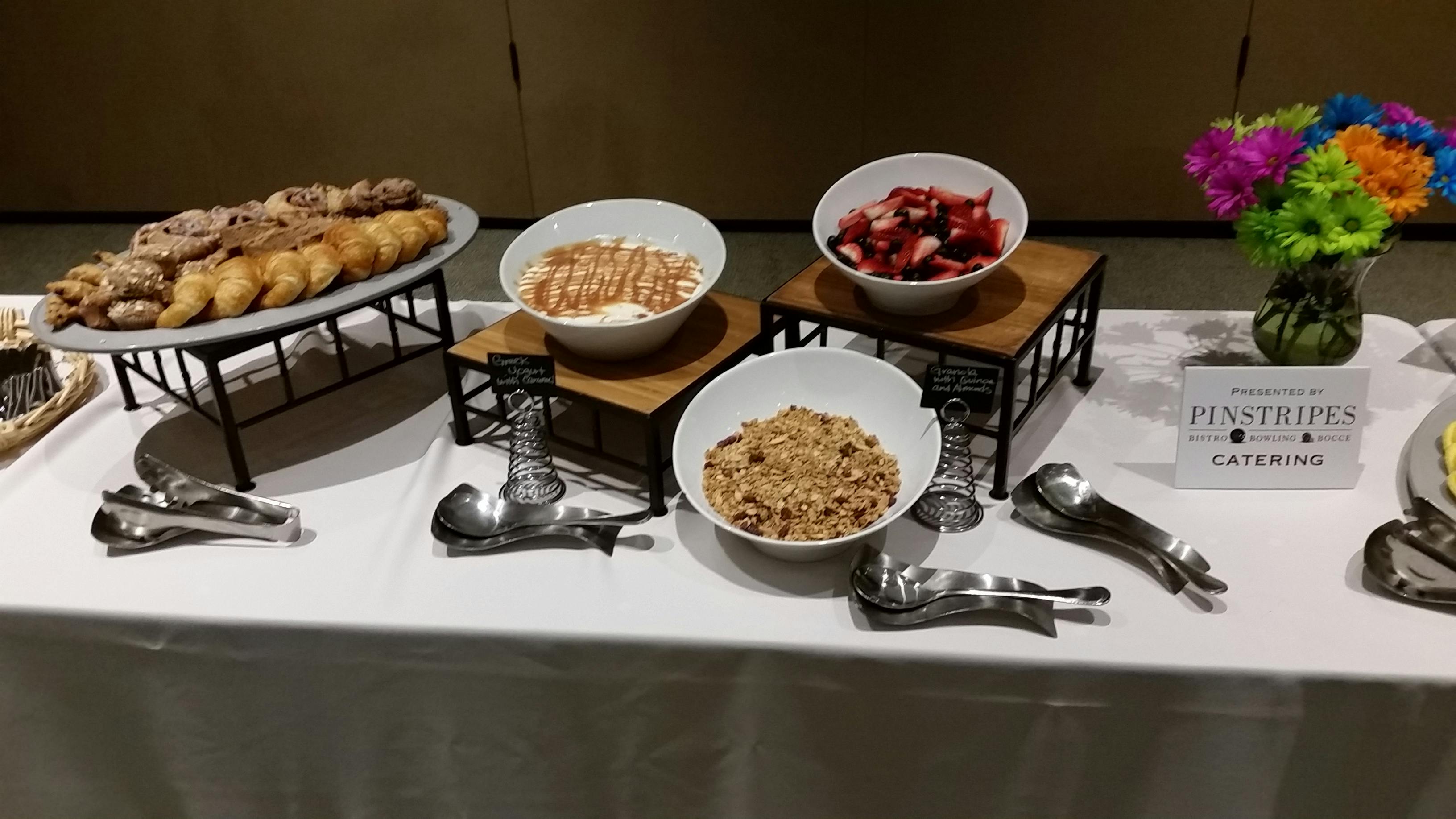 Buffet Options Pinstripes Northbrook PartySlate