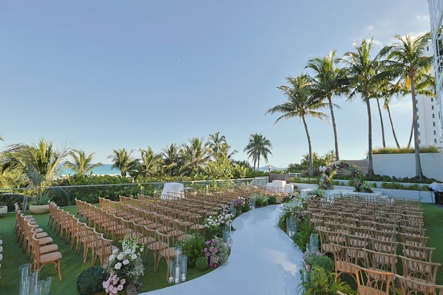 Featured photo from See This South Beach Wedding with a Magical Outdoor Setup and a Lush Indoor Reception