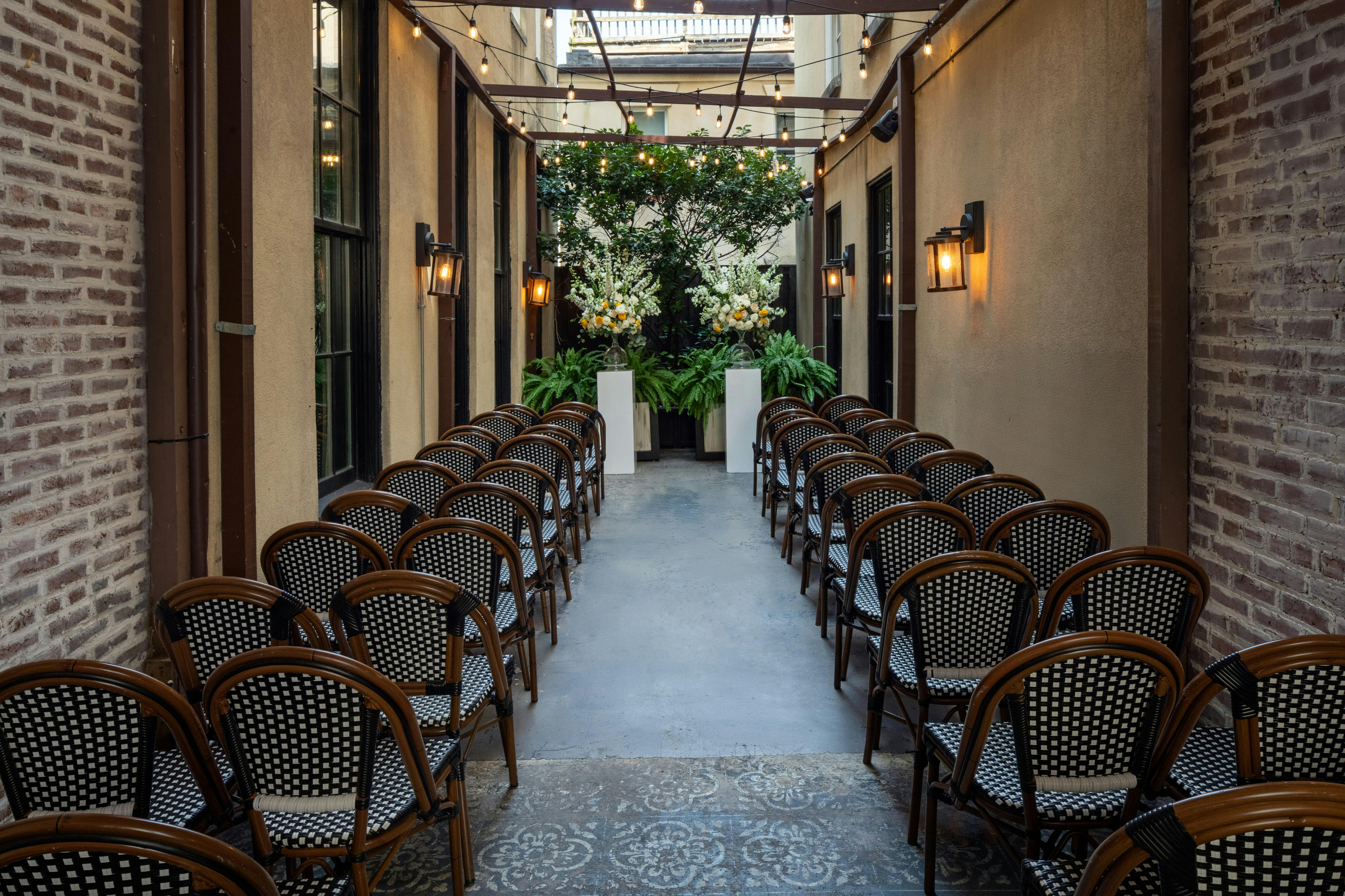 Courtyard, an event space at The William Fell, Tapestry Collection by Hilton